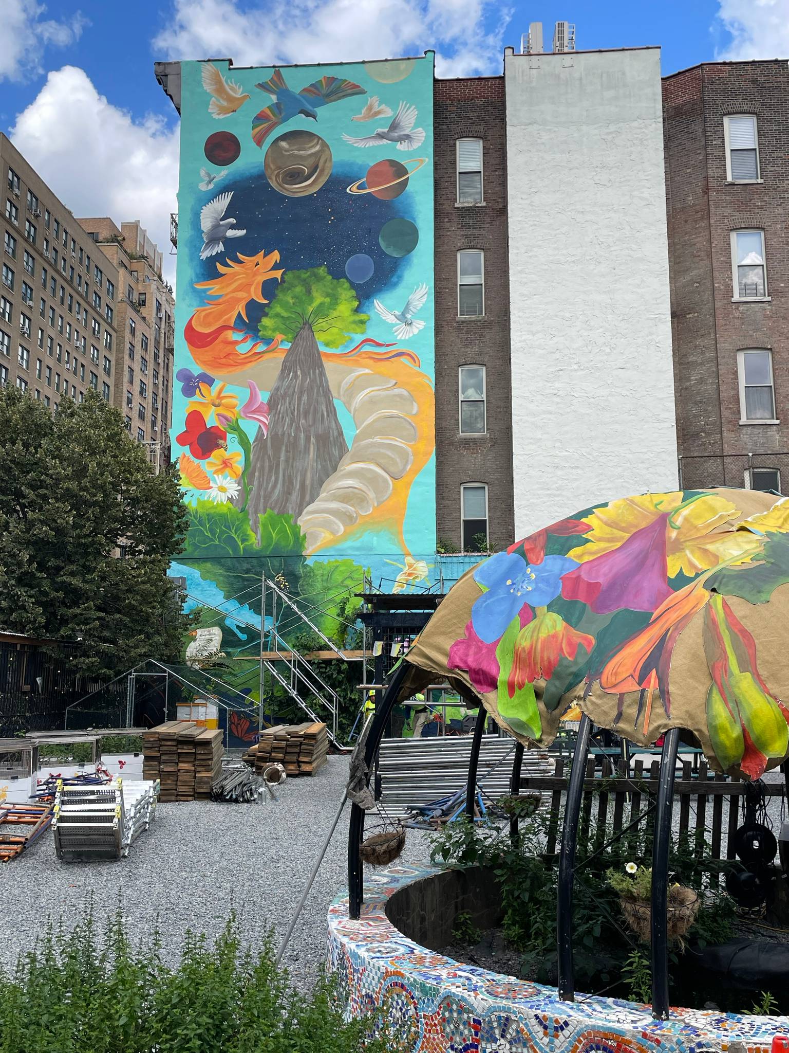 CITYarts, Christine Hart, Karen Fitzgerald, Urban Assembly School for Green Careers Students, Summer Youth Employment Program Interns&mdash;Always in Bloom