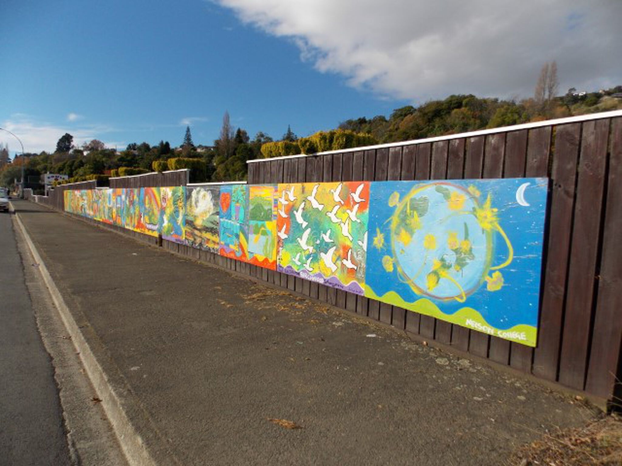 Nelson Peace Group, Chris Finlayson&mdash;Peace Mural
