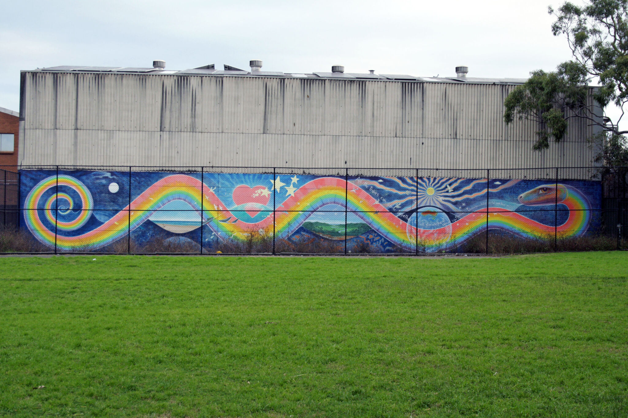 Robin Martin&mdash;Marrickville Public School Rainbow Serpent