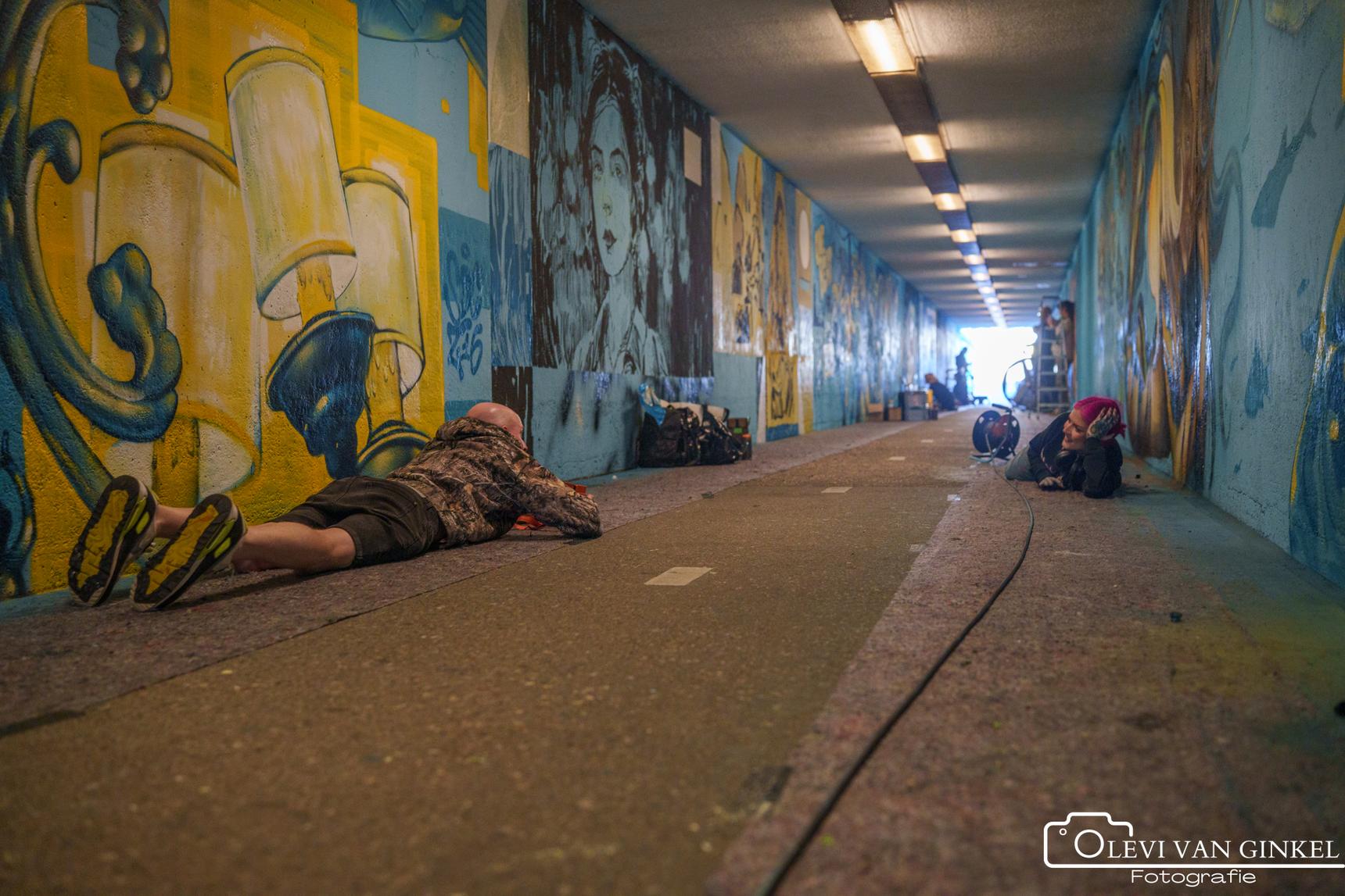 Zmaja, Marloes De Kiewit, Laxmi Manuela, Simian Switch, VAAF, Toscanabanana, Sokaris, Anouk Brand, Lucile Van Laecken, Rutger Termohlen, Sowet, Zark, Studio mutoni, Sasko, Kseniia Nel—Bospoorttunnel 'Wij eisen de nacht op'