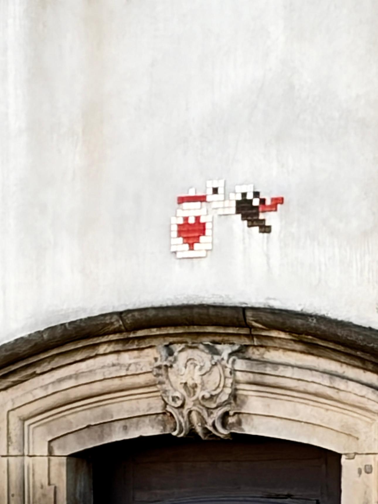 Stork Pixelart—Untitled