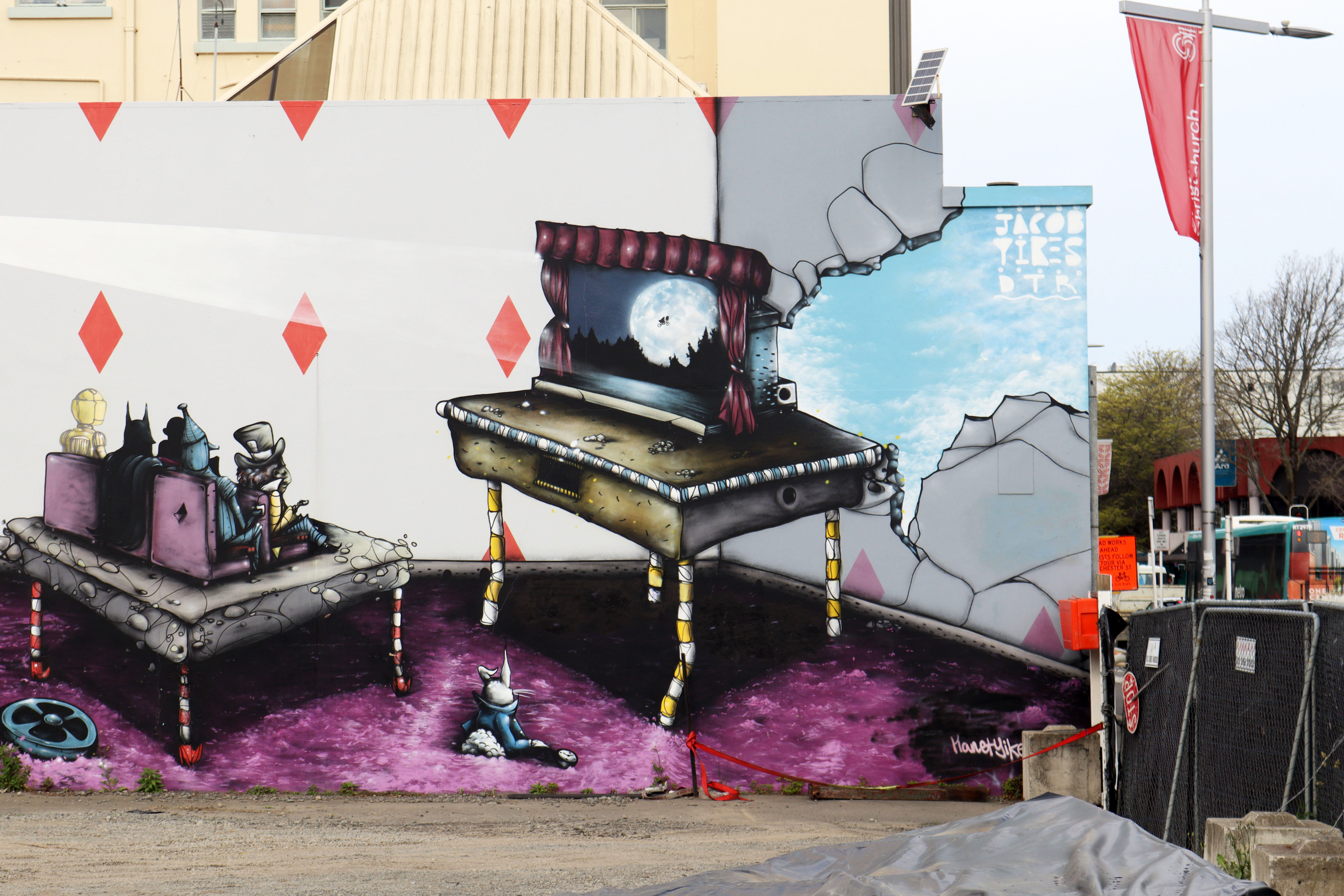 Alice in Videoland by Jacob Yikes - Street Art Cities