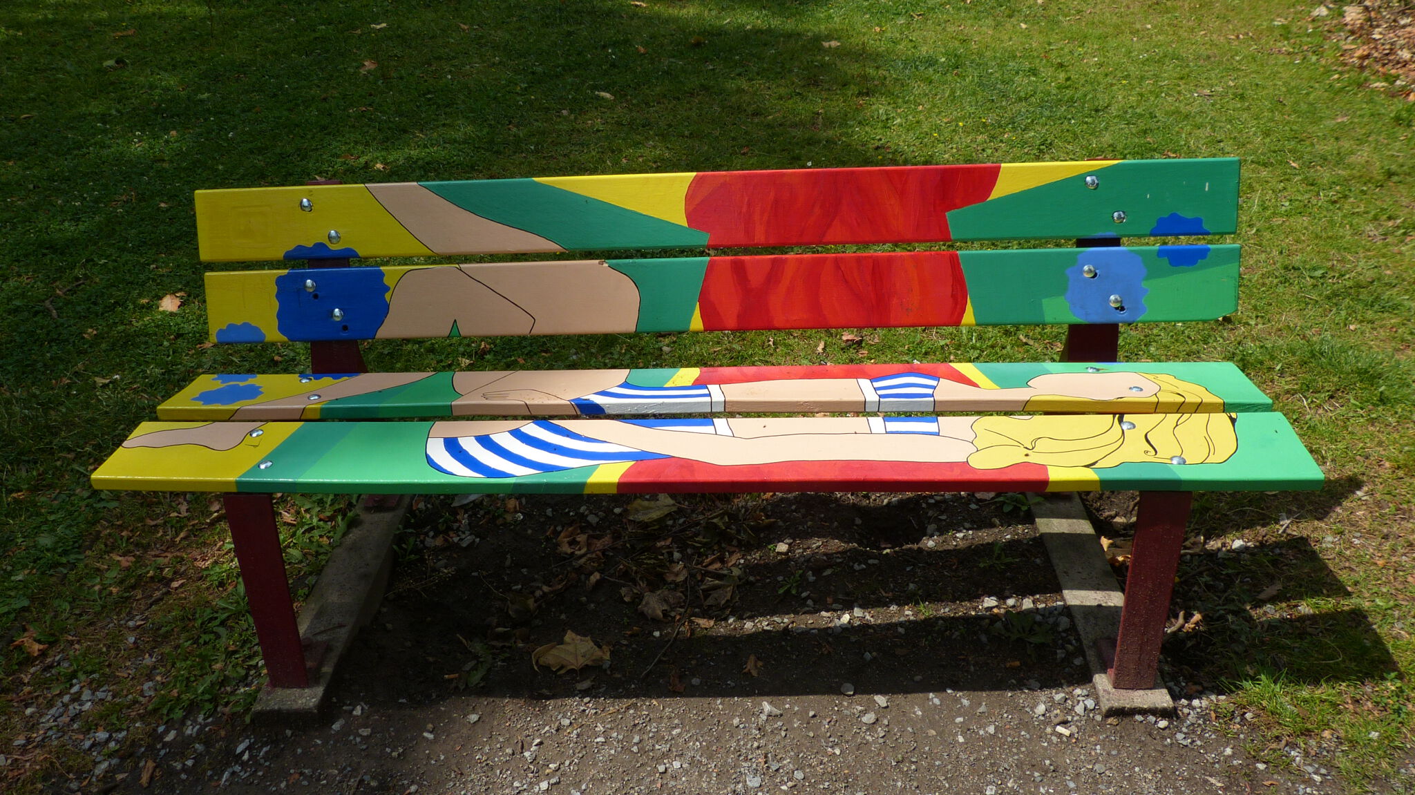 local schoolkids&mdash;Benches