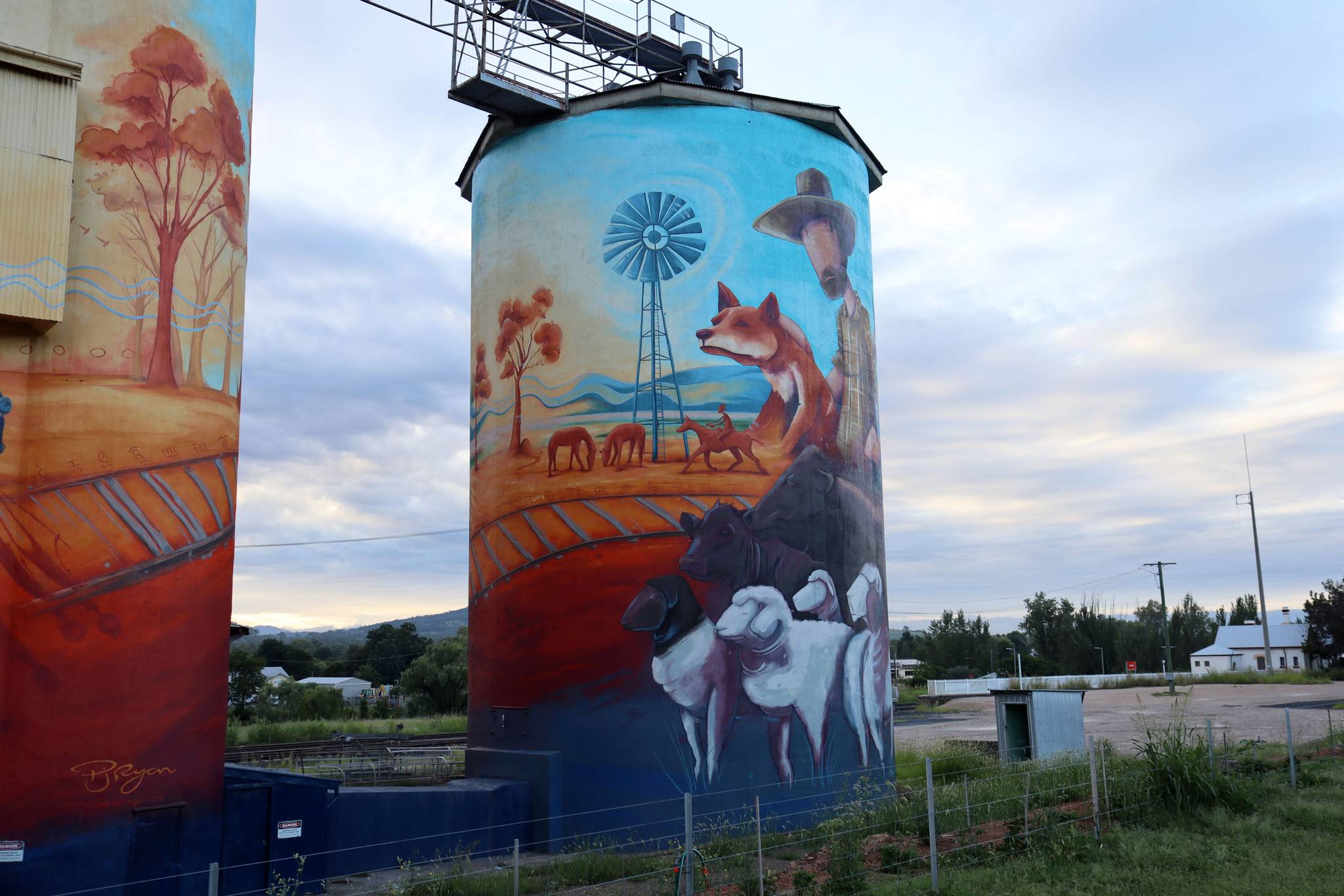 Peter Ryan&mdash;Quirindi Silo Art