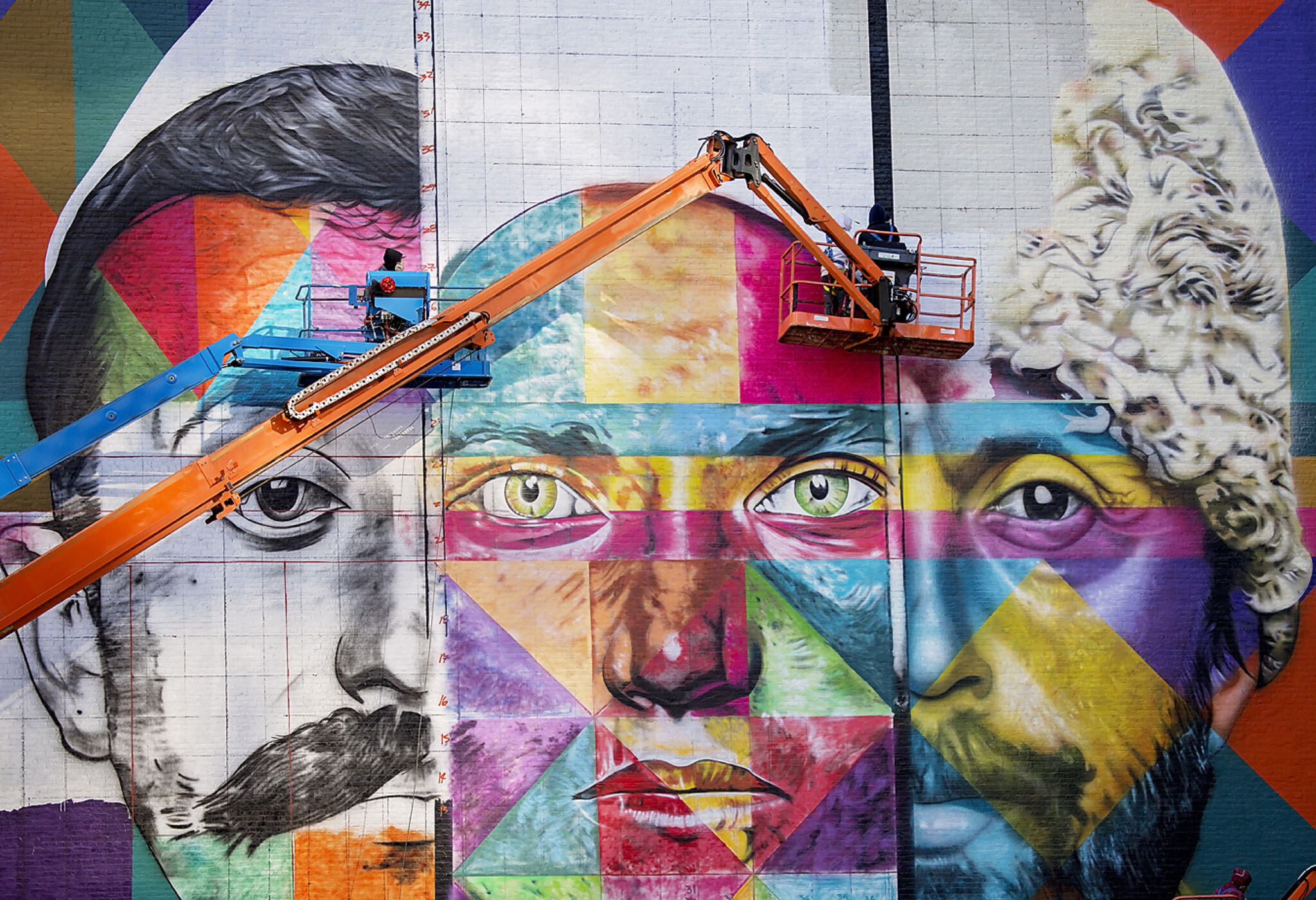 Eduardo Kobra&mdash;Ellis/Immigrantes