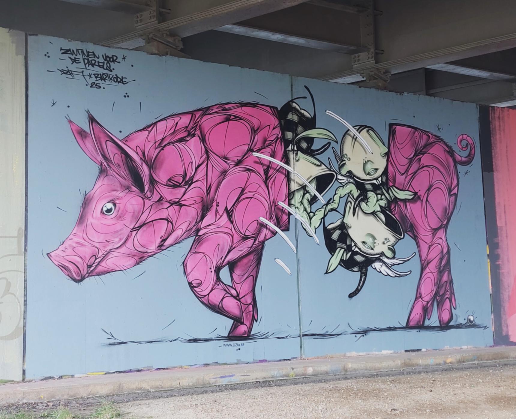 —Legal graffiti wall brug Zuid-Willemsvaart