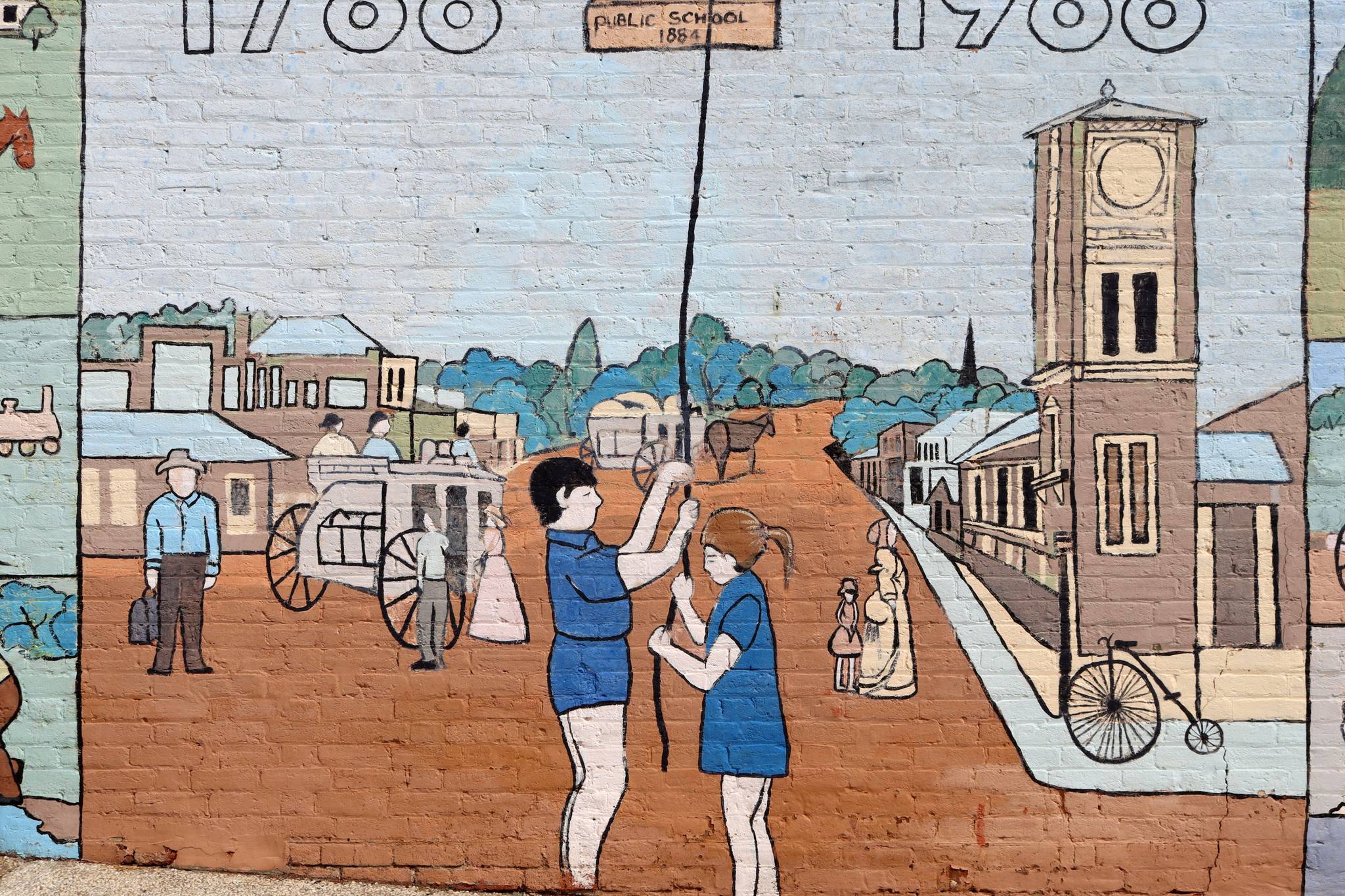 Elizabeth Carmody&mdash;Carcoar Public School Mural