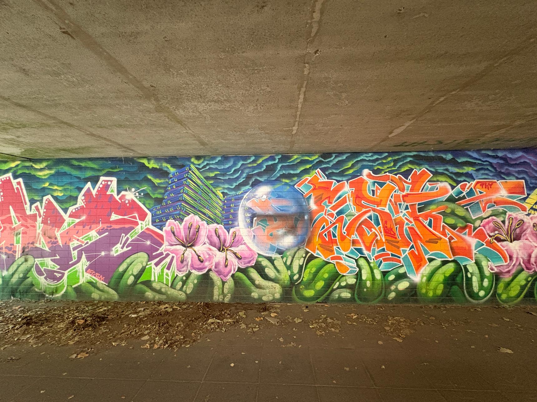 Wandgestalten, and others—Graffiti-Tunnel