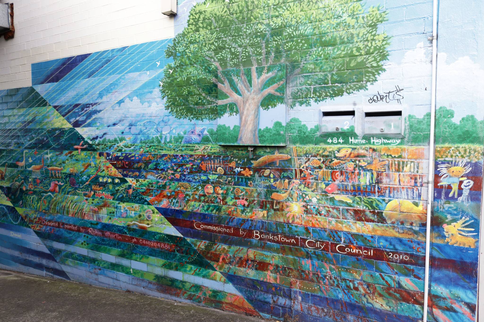 Robin Martin&mdash;Yagoona Station Mural