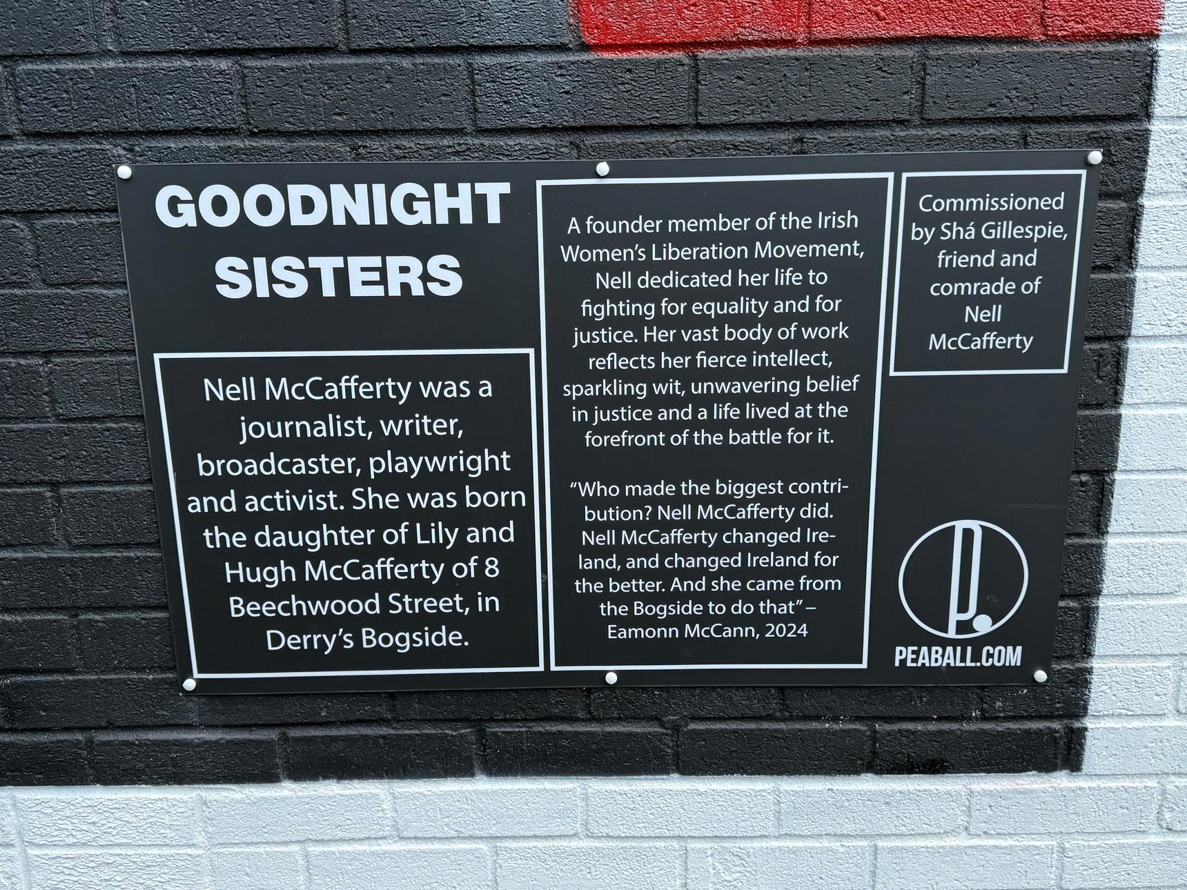 Peaball—Goodnight Sisters