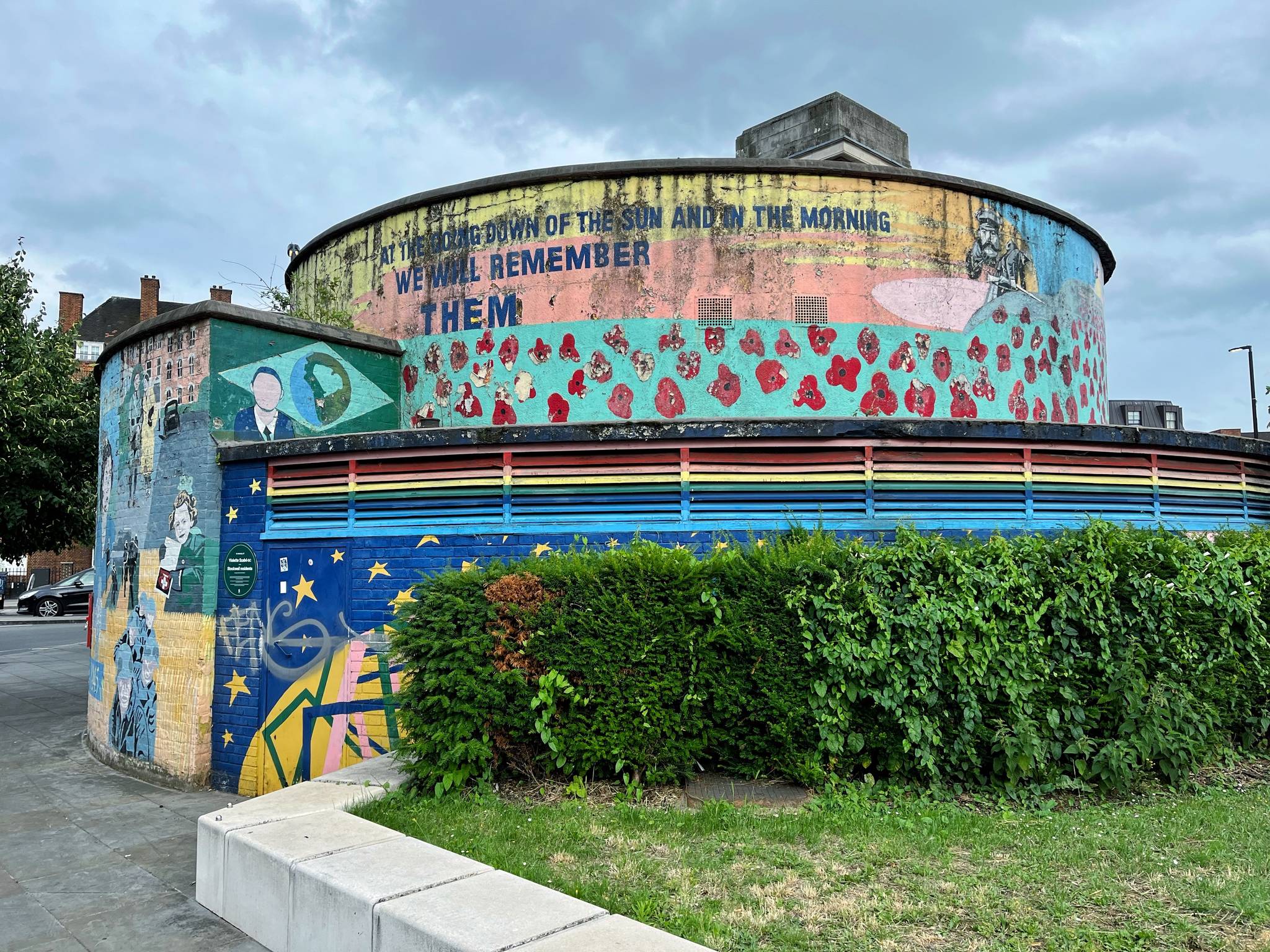 Brian Barnes&mdash;Stockwell War Memorial Mural