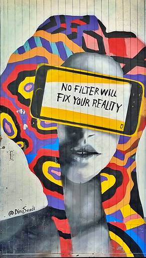 No filter will fix your reality!