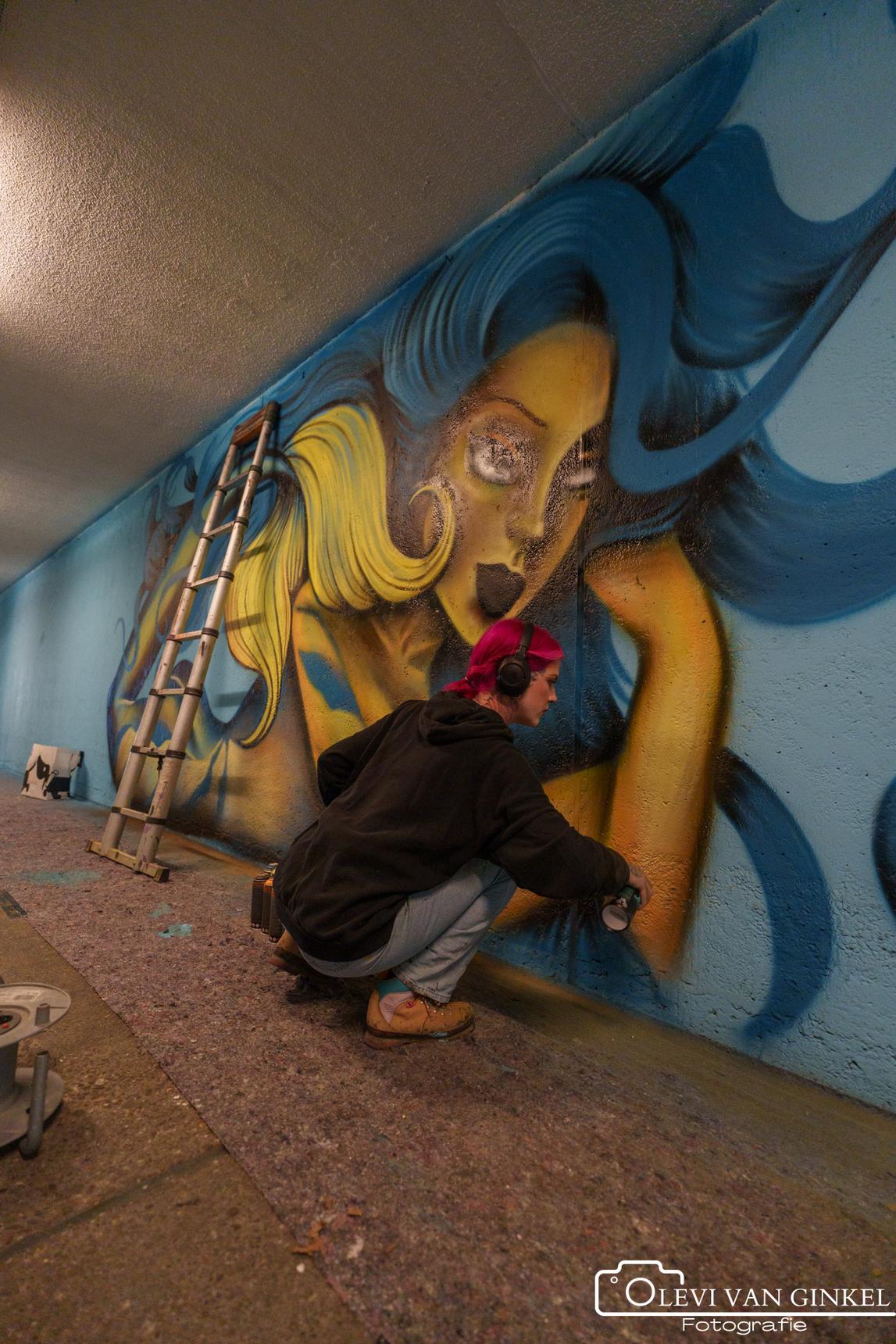 Zmaja, Marloes De Kiewit, Laxmi Manuela, Simian Switch, VAAF, Toscanabanana, Sokaris, Anouk Brand, Lucile Van Laecken, Rutger Termohlen, Sowet, Zark, Studio mutoni, Sasko, Kseniia Nel—Bospoorttunnel 'Wij eisen de nacht op'
