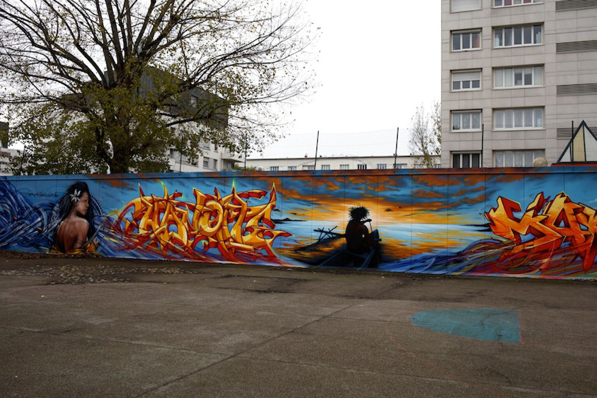 Takt, Hopare, Brok, Sueb&mdash;Brok crew wall 