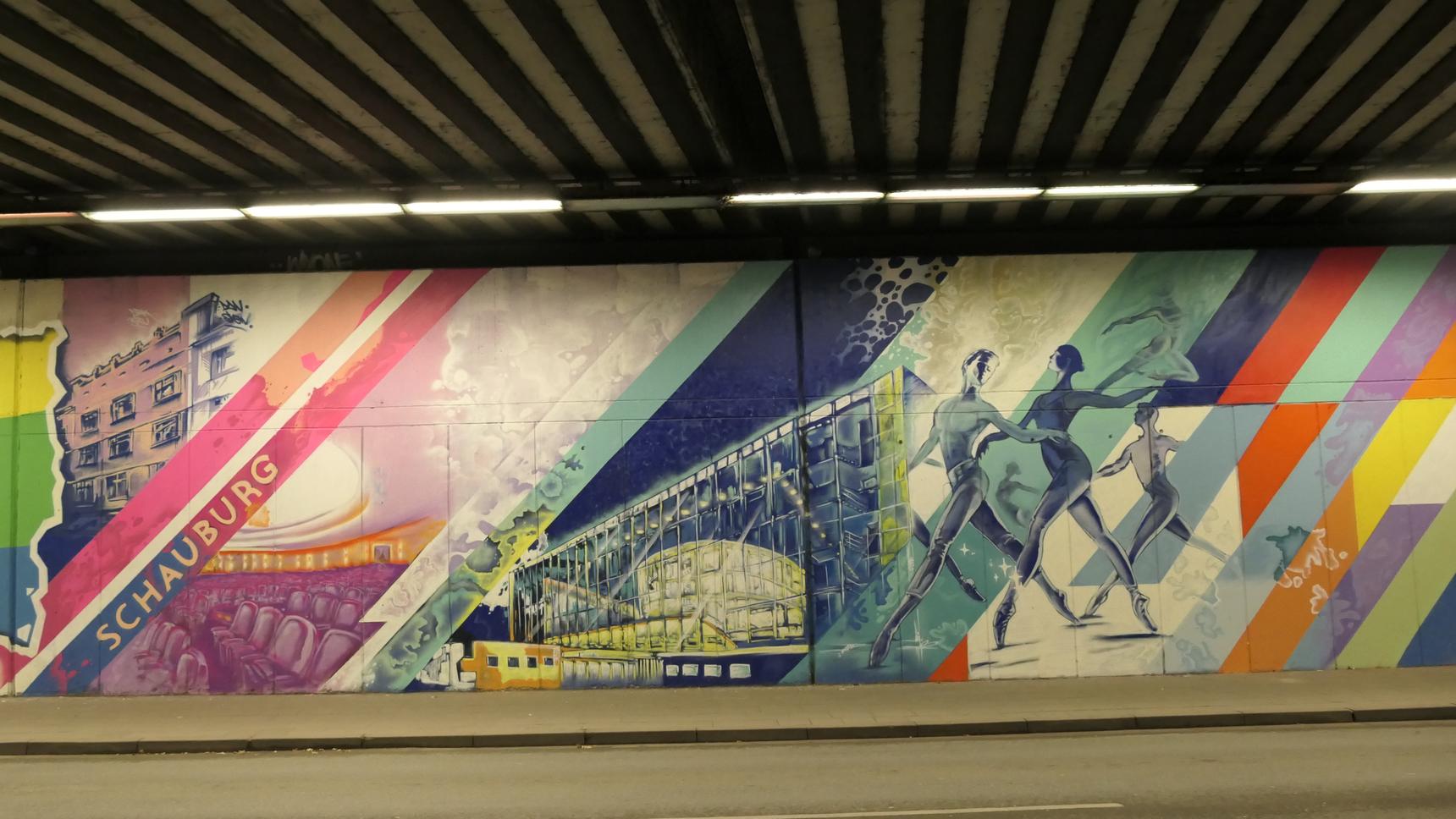 DAN , WIXONE, Mone, DRK Crew, SPONK, Beni Veltum, Alex Terboven, Levin Tomala, Knut Köhler, Chris Gollan—Kulturcollage Tunnel Wickingstraße