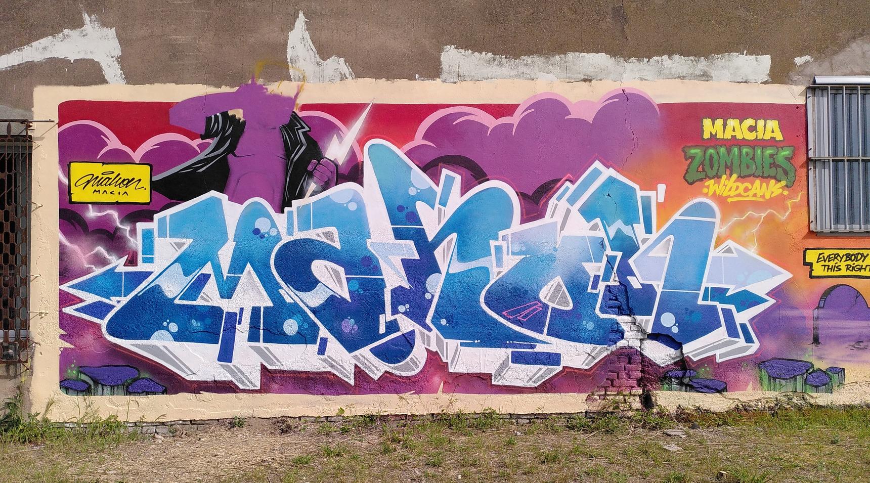 Mahon, Copsa 104 Crew Wildcans, Pisco Logik, Pistone Letters—Macia Zombies Wildcans Wall