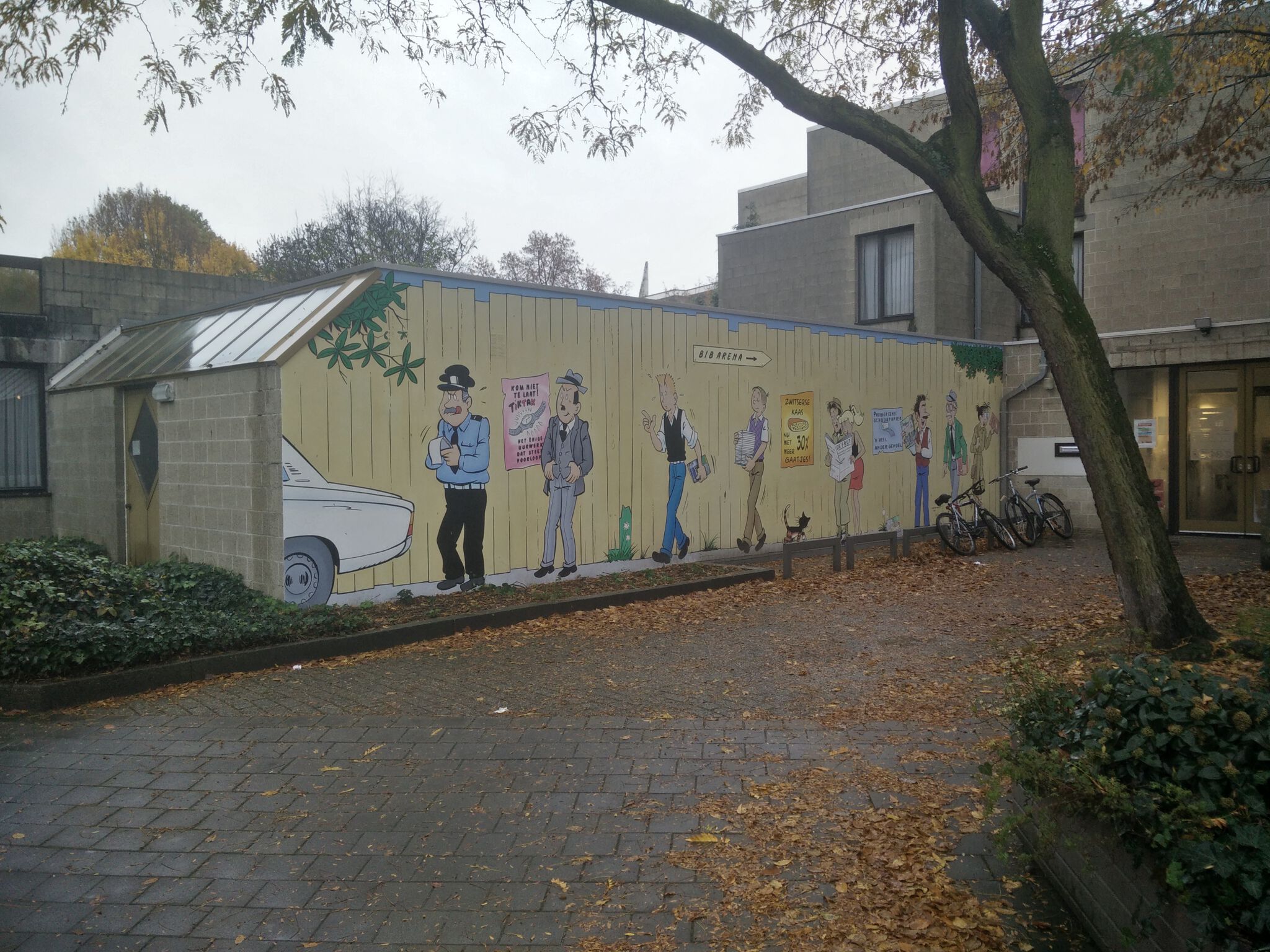 Art Mural, Comic walls&mdash;Piet Pienter & Bert Bibber - Stripmuur Antwerpen