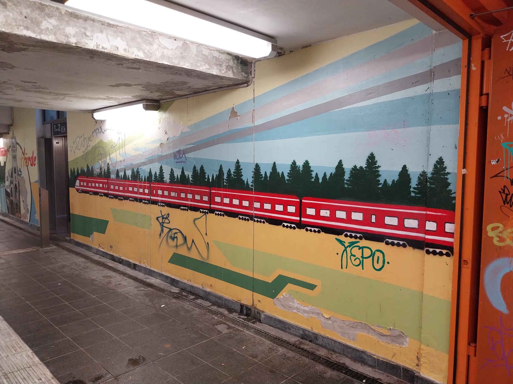 Goodlack Art—Dortmund-Hörde Station Underpass