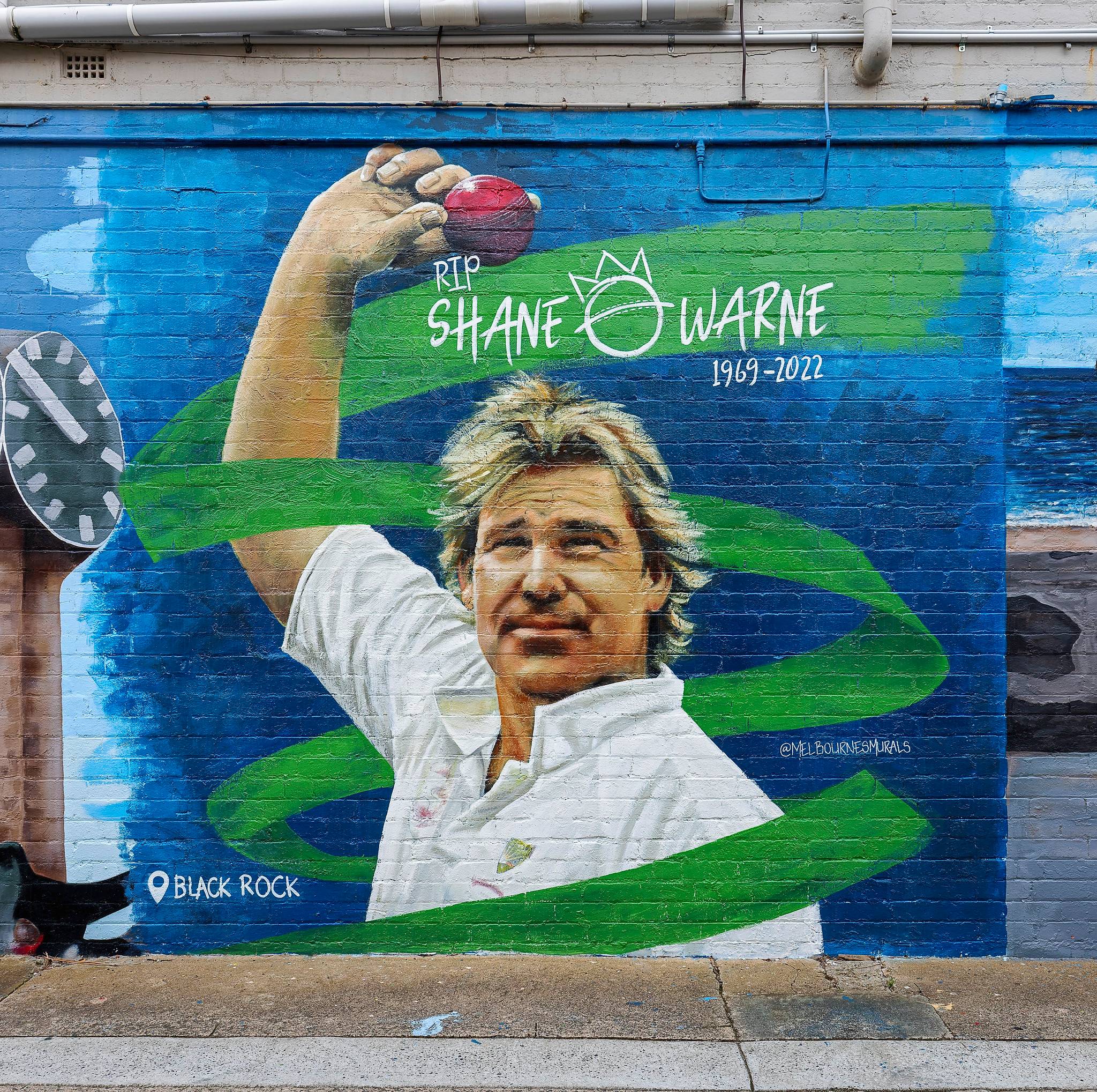 Melbourne's Murals&mdash;Shane Warne tribute