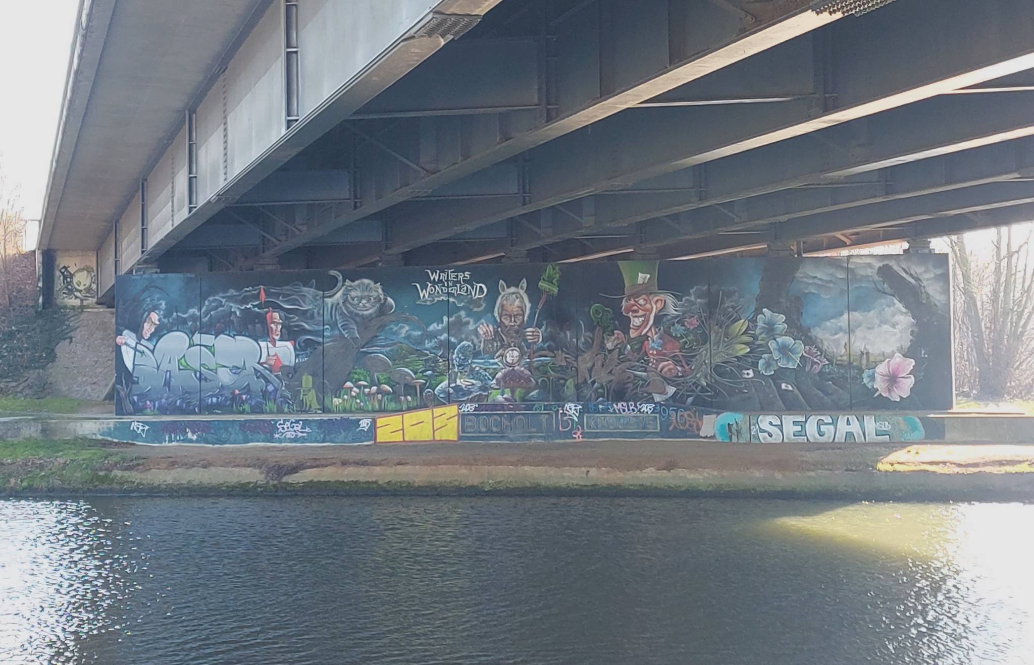 &mdash;Legal graffiti wall brug Zuid-Willemsvaart