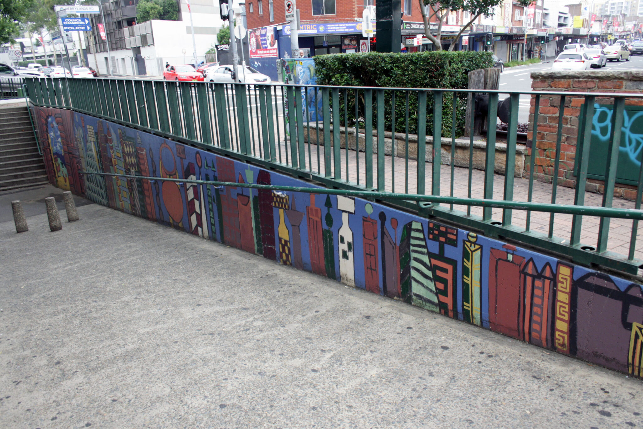 Catherine McCauley High School, Holroyd High School&mdash;Merrylands Station Underpass Mural