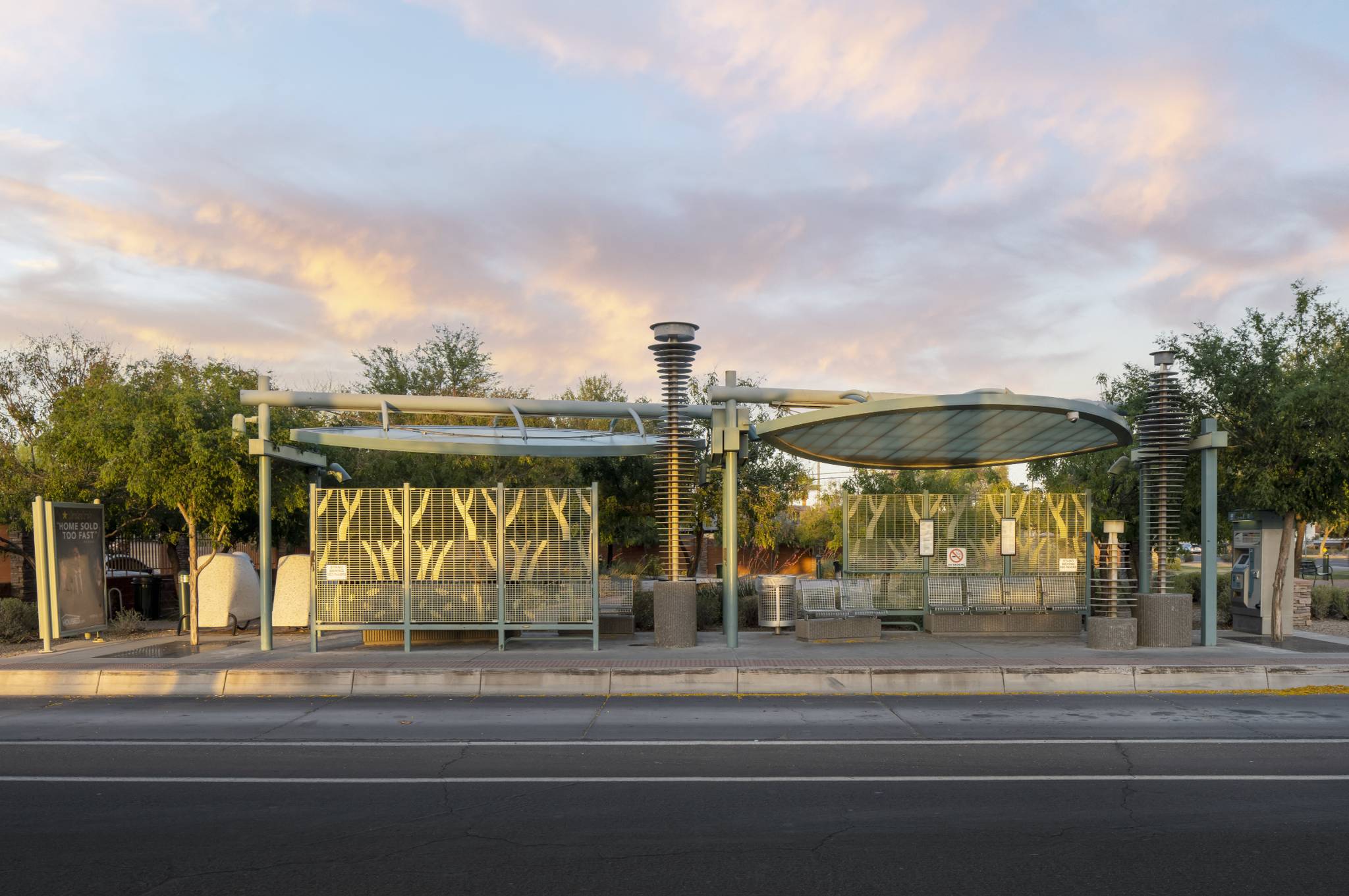 Joan Waters&mdash;BRT Downtown Stations - Under The Leafy Canopy