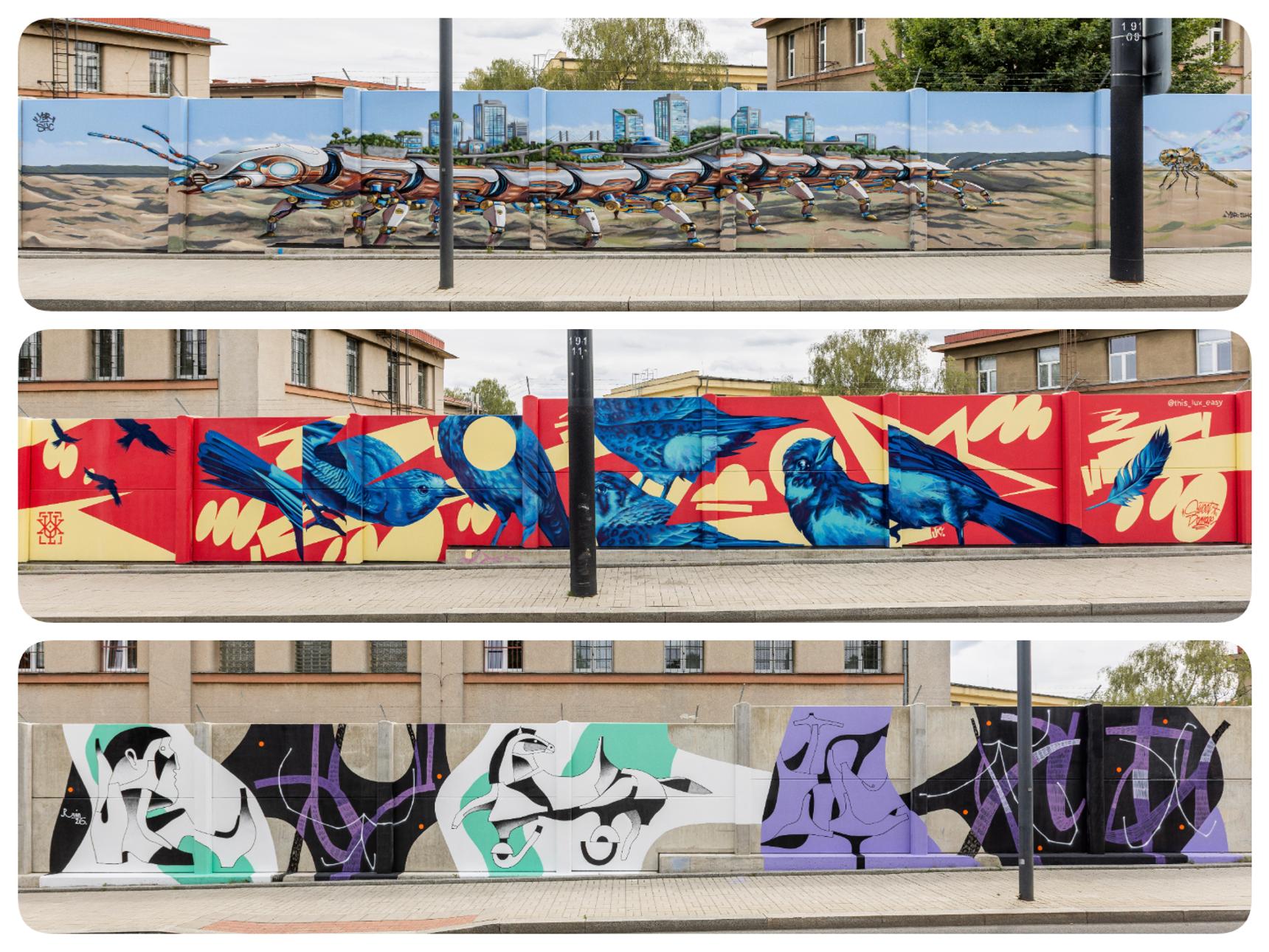—Mural Ruzyně – Krása města v pohybu (City Beauty in Motion)