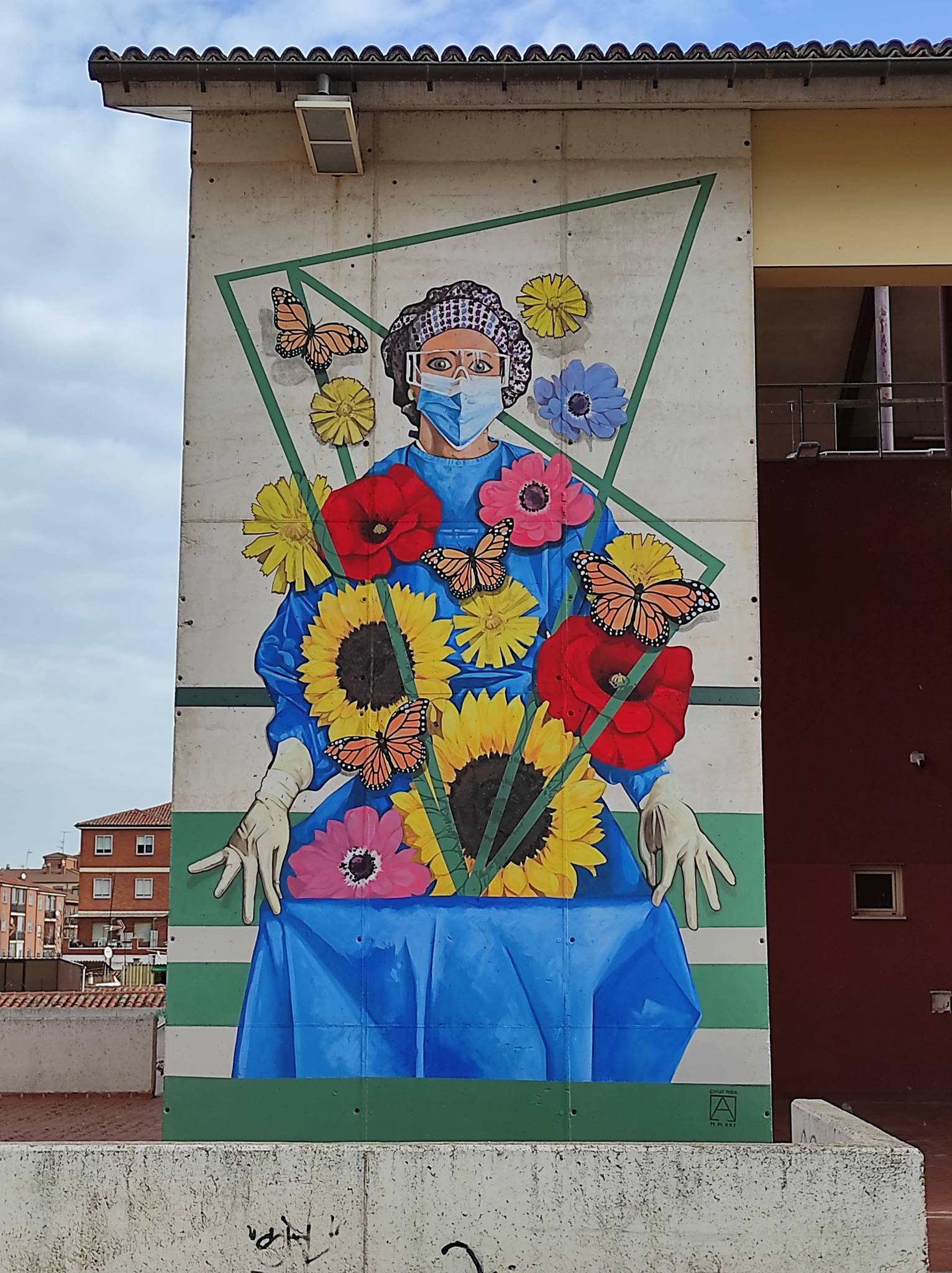 Carlos Adeva&mdash;Homenaje a médicos y enfermeros