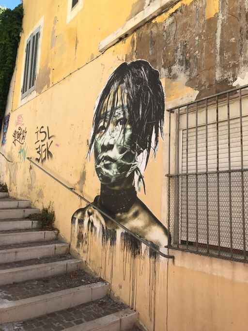 Eddie Colla on Marseille's walls