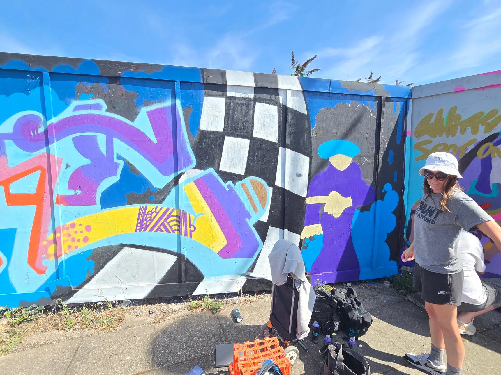 Sweetheart Streetart, Marko Antonio—Broadway to Brooklyn Ferry Express Tribute