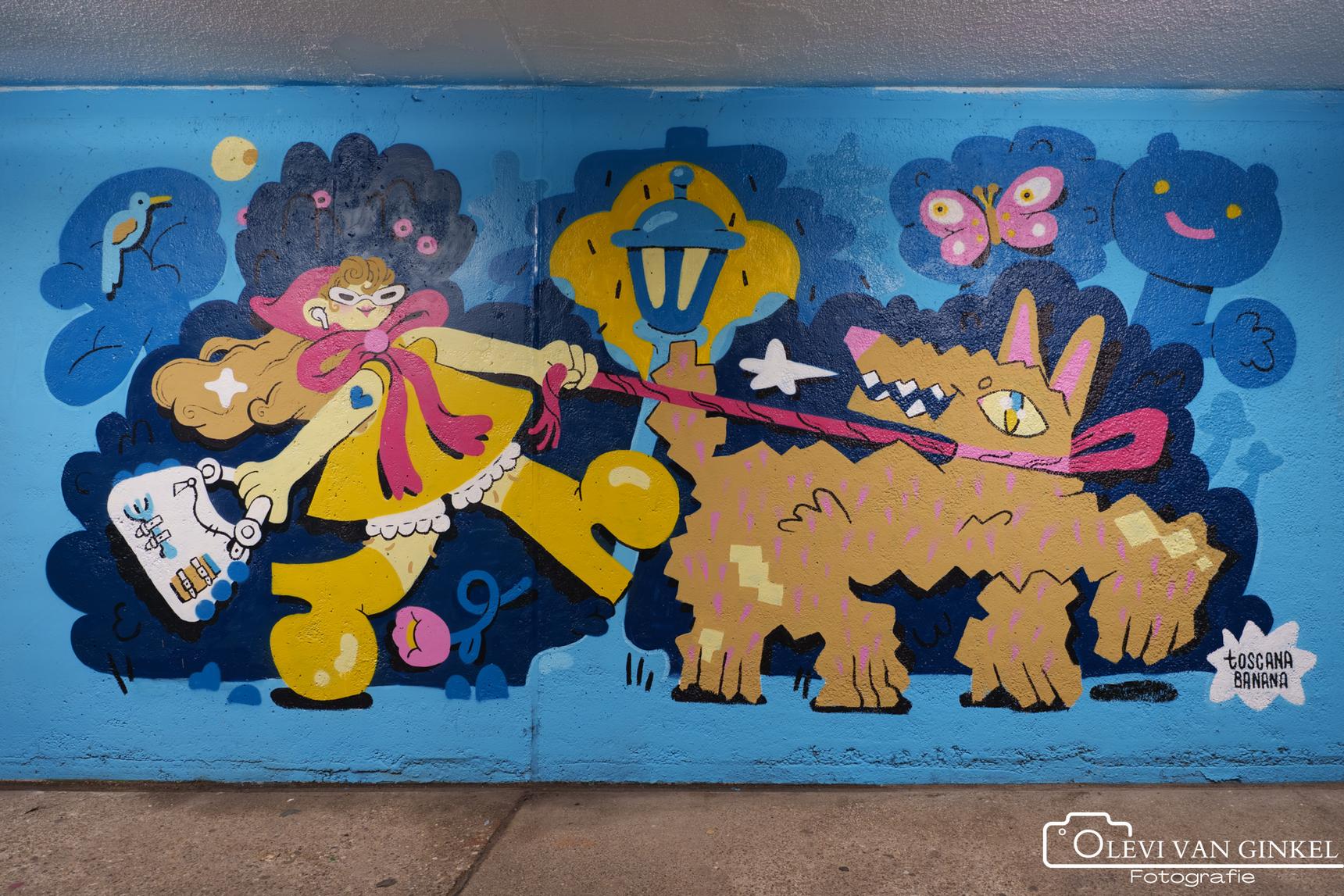 Zmaja, Marloes De Kiewit, Laxmi Manuela, Simian Switch, VAAF, Toscanabanana, Sokaris, Anouk Brand, Lucile Van Laecken, Rutger Termohlen, Sowet, Zark, Studio mutoni, Sasko, Kseniia Nel—Bospoorttunnel 'Wij eisen de nacht op'