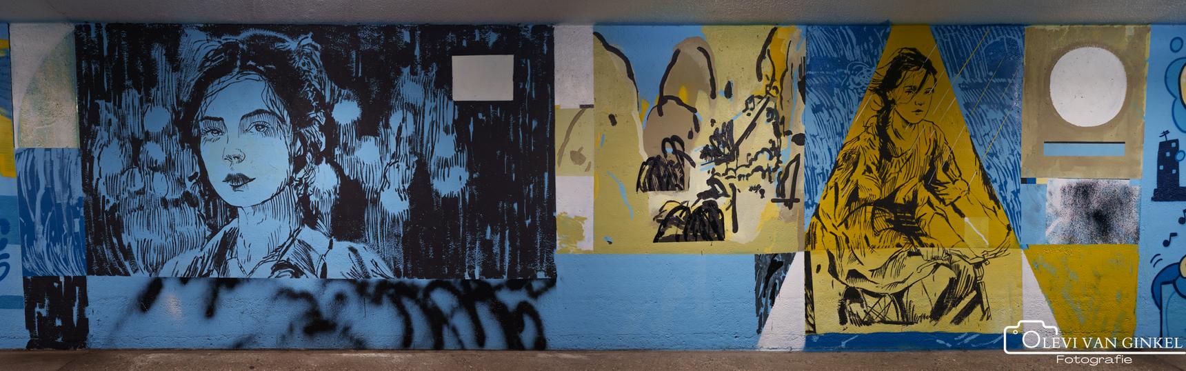 Zmaja, Marloes De Kiewit, Laxmi Manuela, Simian Switch, VAAF, Toscanabanana, Sokaris, Anouk Brand, Lucile Van Laecken, Rutger Termohlen, Sowet, Zark, Studio mutoni, Sasko, Kseniia Nel—Bospoorttunnel 'Wij eisen de nacht op'