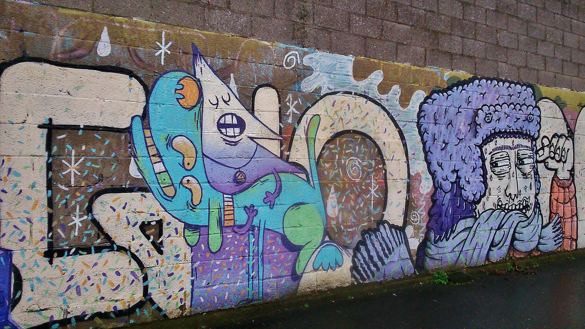 Roa, Resto, Flux, Bishop, Irwin, Bué The Warrior&mdash;Graffiti jam