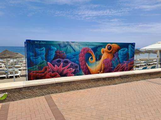 Octopus in Copo beach