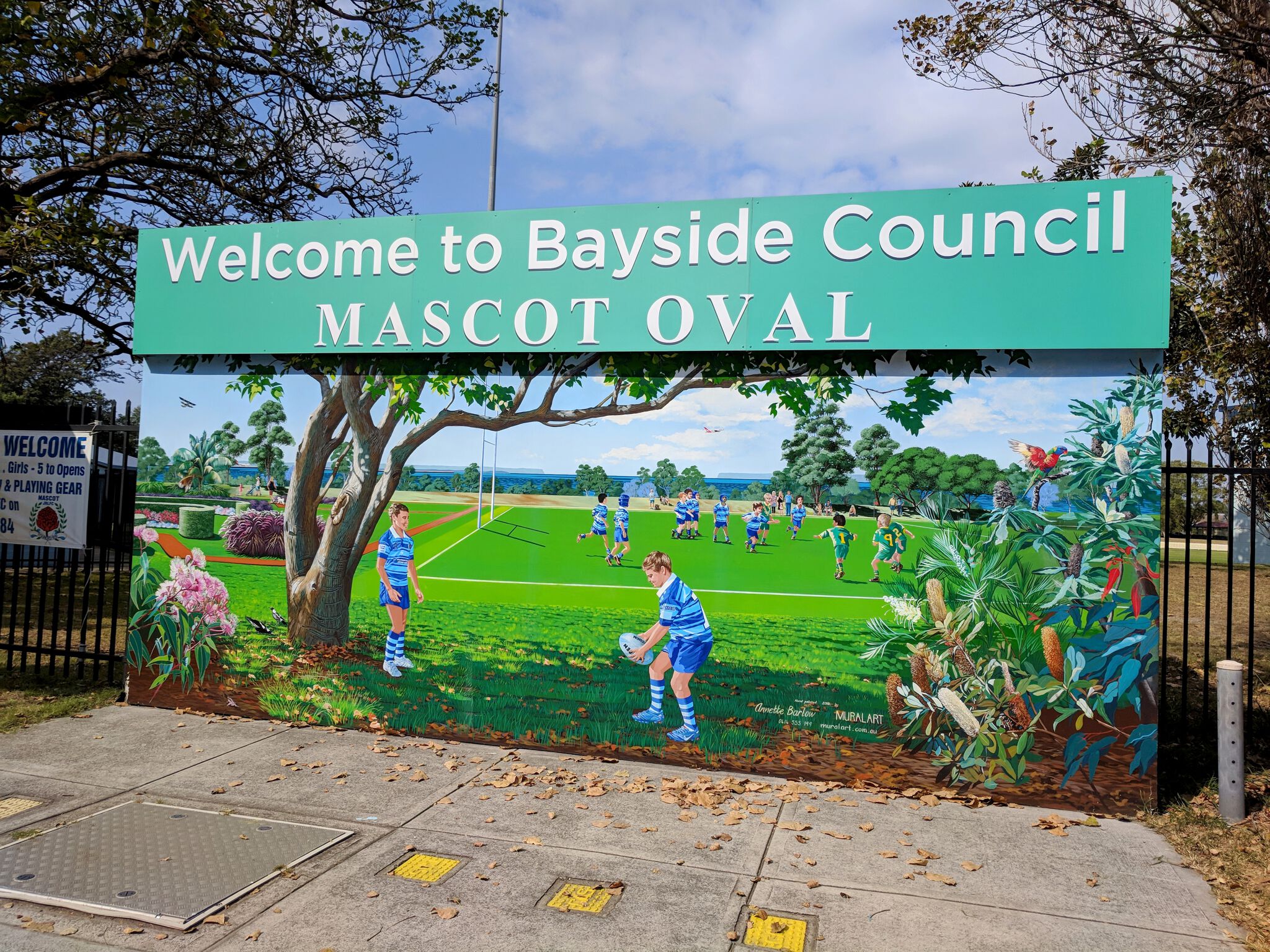 Annette Barlow&mdash;Mascot Oval