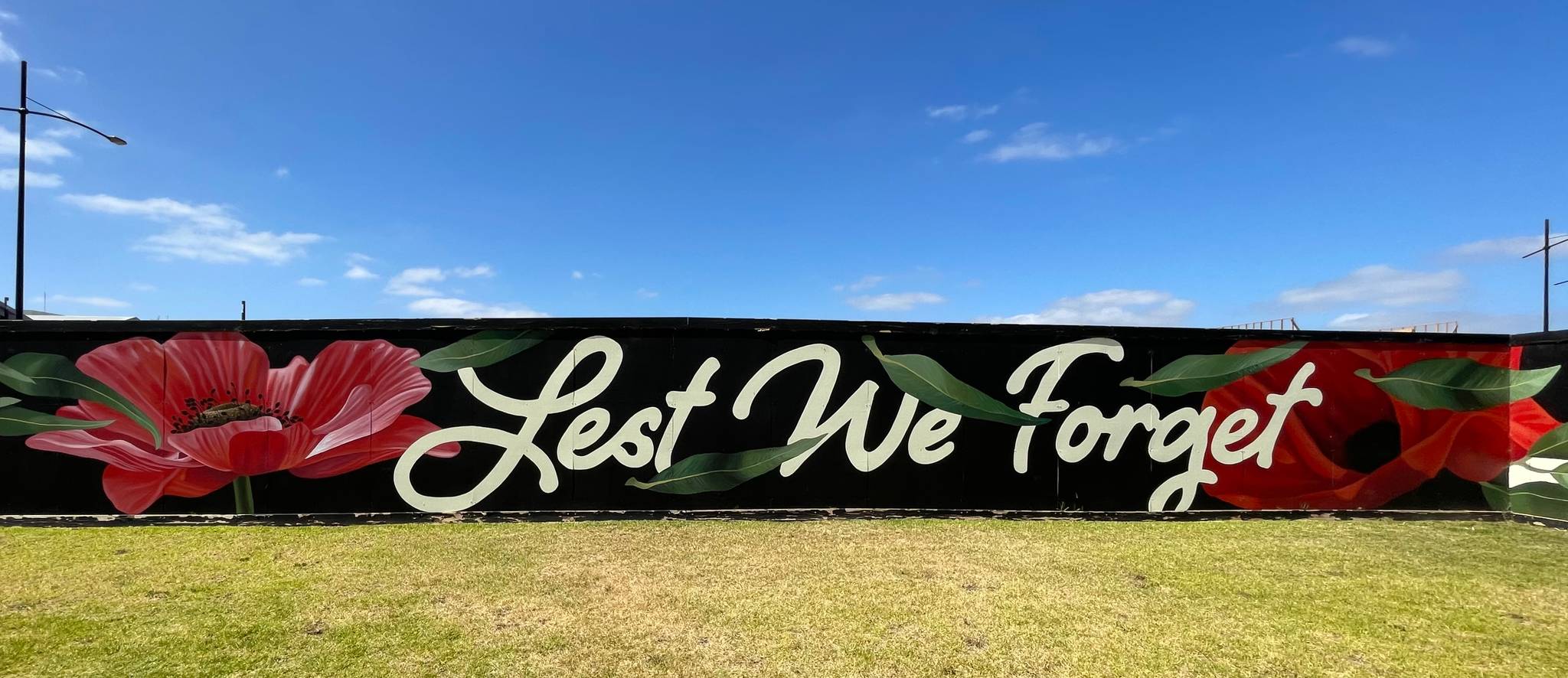 Amanda Newman&mdash;Woodlea Remembrance Day Mural 