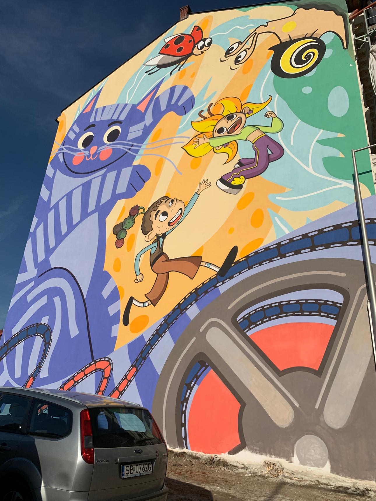 Yevheniia Rudiuk, Turbos—Cartoons’ mural