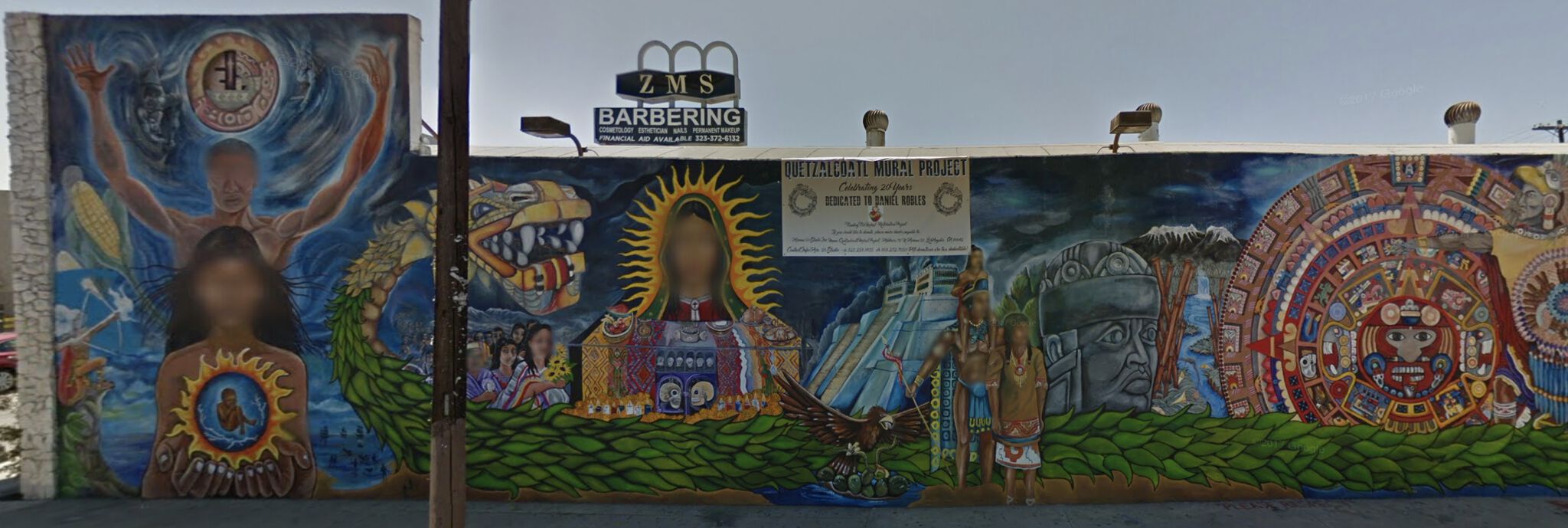 John Zender Estrada&mdash;Mexico Tenochtitlan, The Wall That Talks