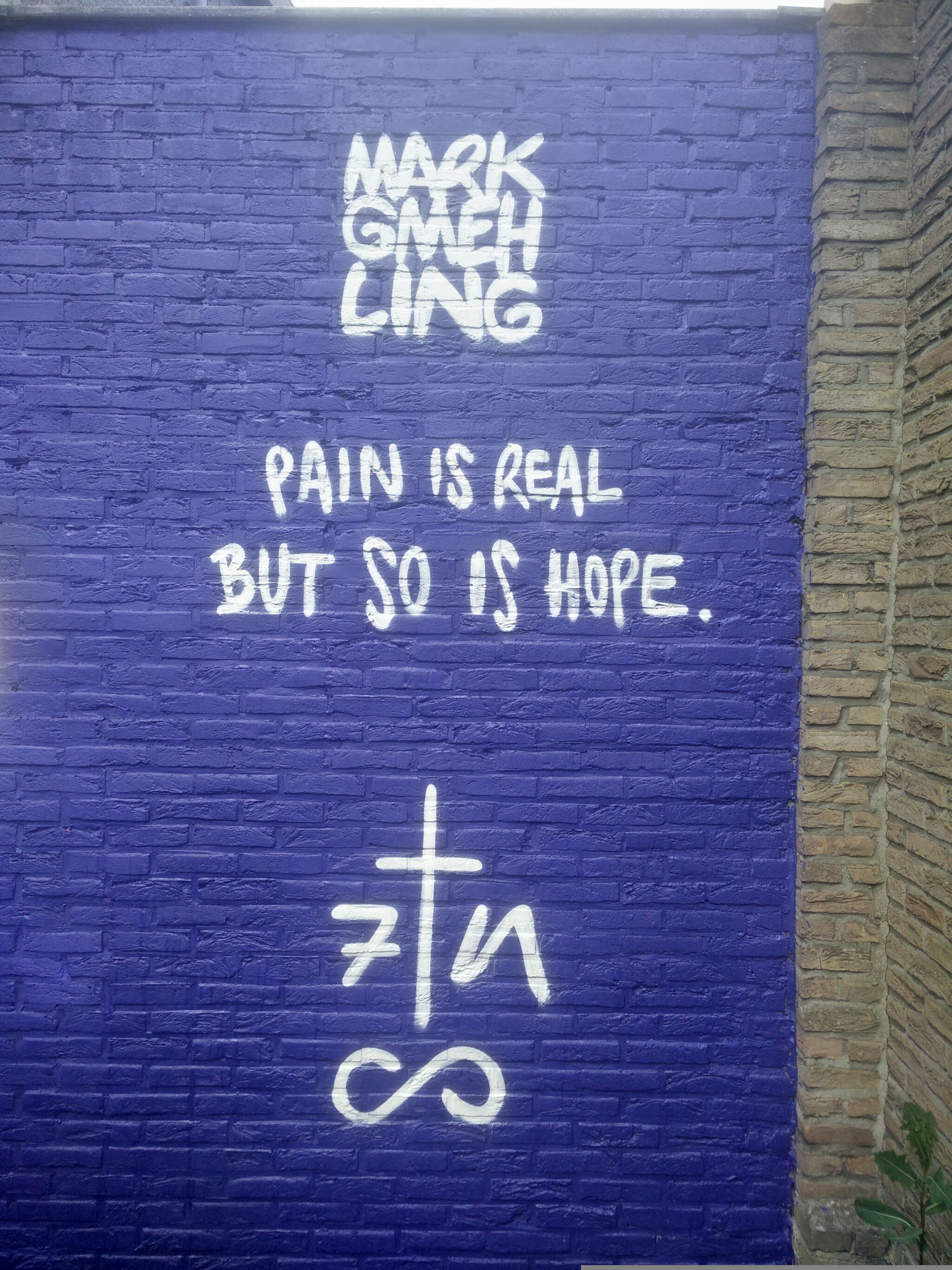 Mark Gmehling&mdash;Pain is real, but so is hope
