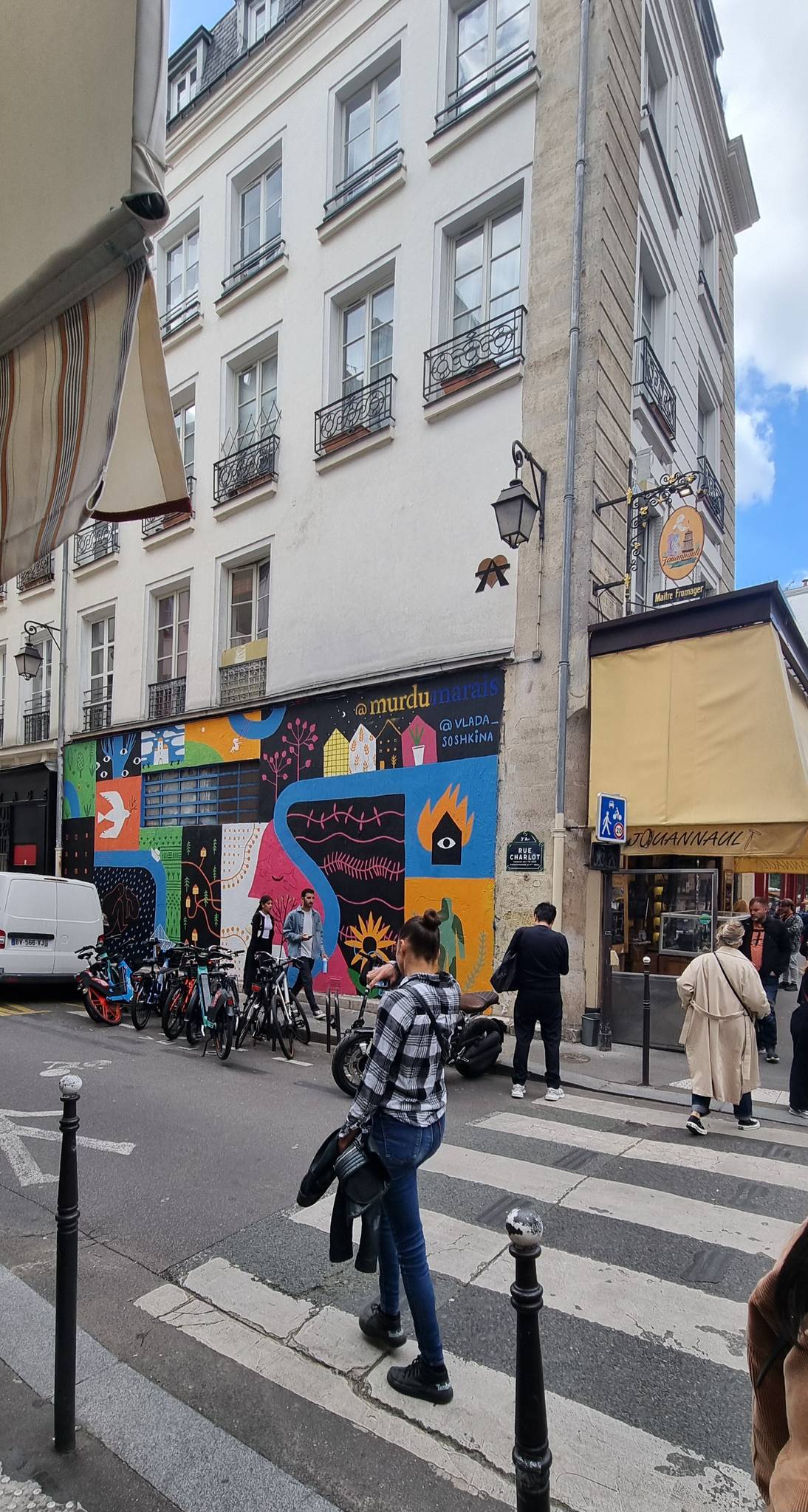 &mdash;Le Mur du Marais (rue Charlot)