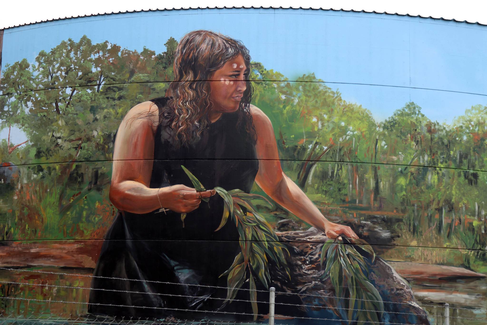 Drapl, The Zookeeper, The Brightsiders&mdash;Cowra POW Water Tank Mural