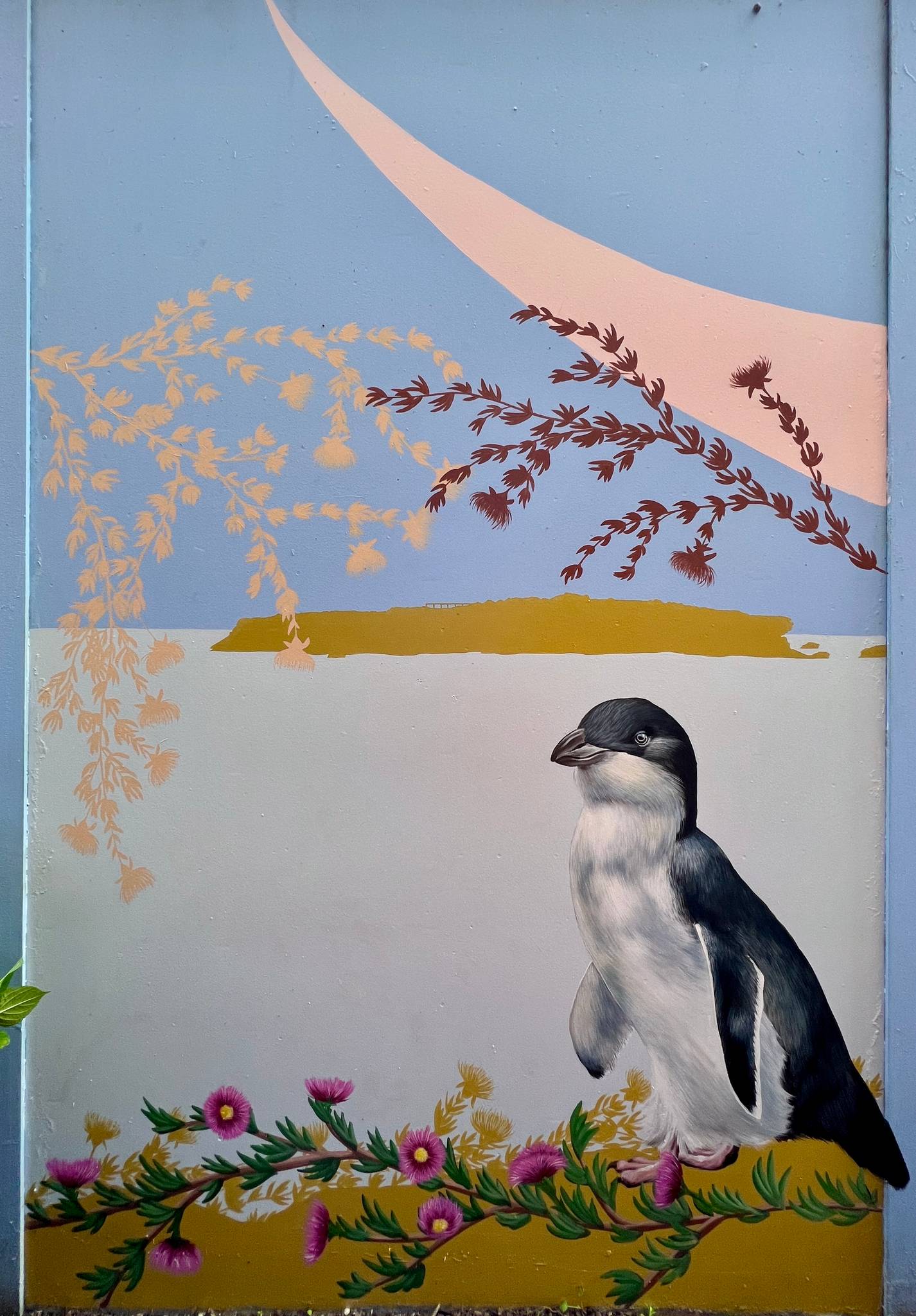 Jimmi Buscombe&mdash;Quest Apartments Fairy Penguin mural