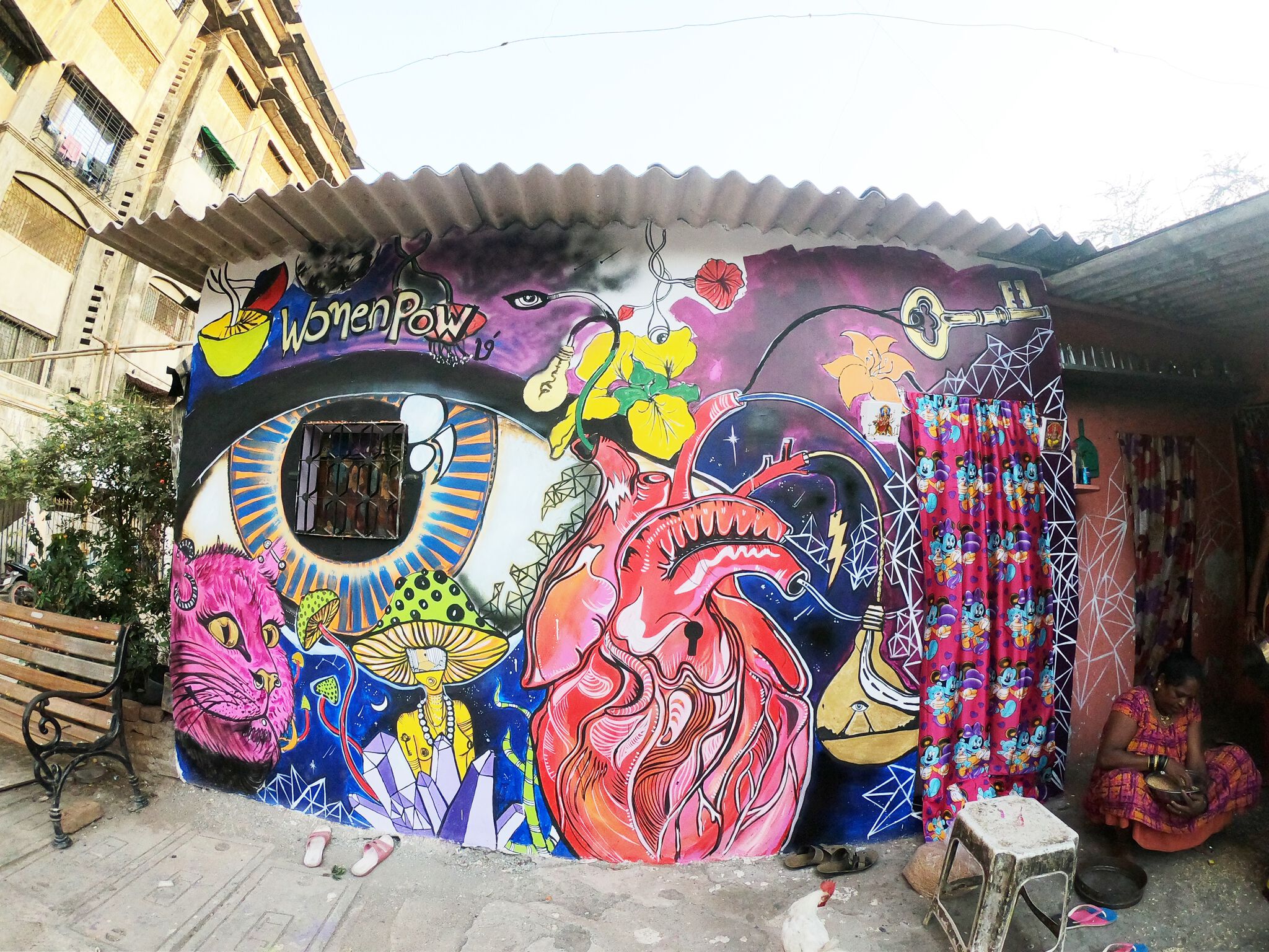 Womenpow&mdash;Ladies First Street Art by Avantika Mathur at Kattu