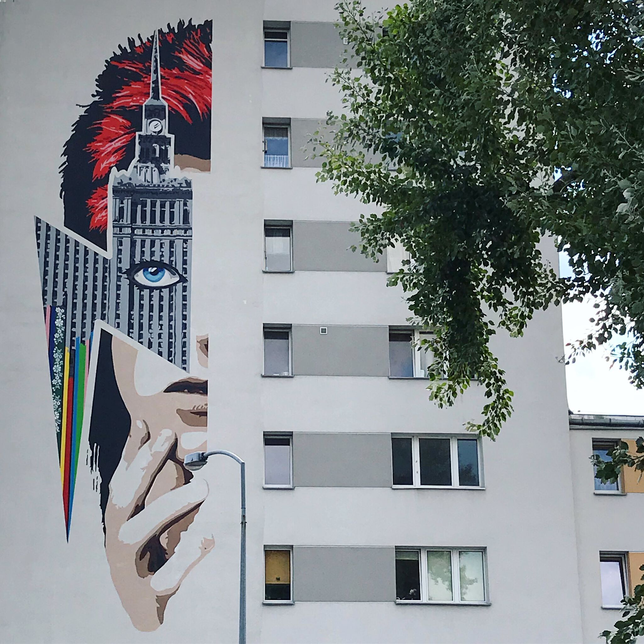 Dawid Celek project&mdash;Mural for David Bowie