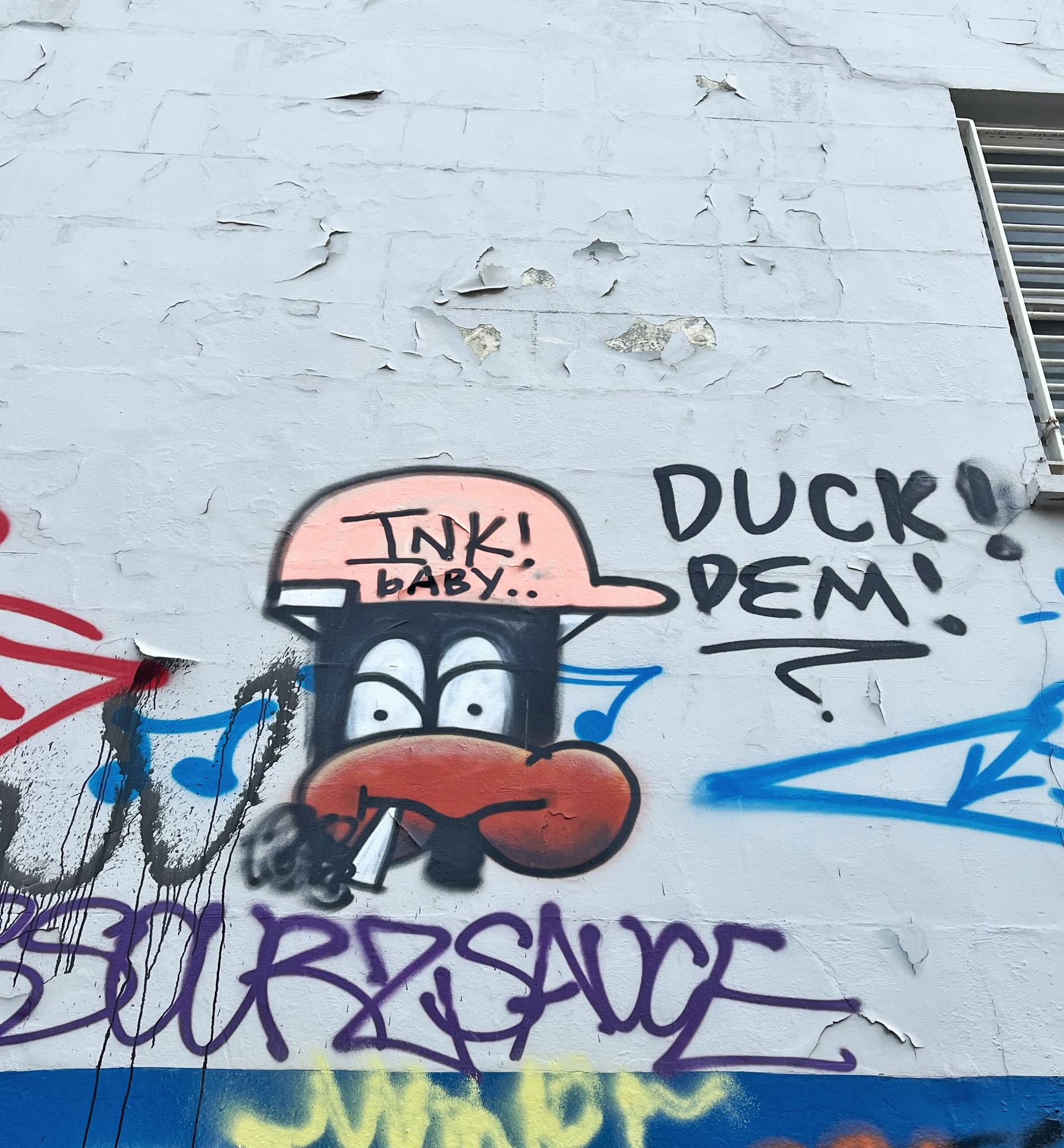 ink1980baby&mdash;Duck dem!