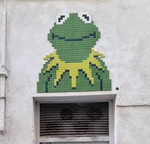 "It's not easy being green", Kermit the frog