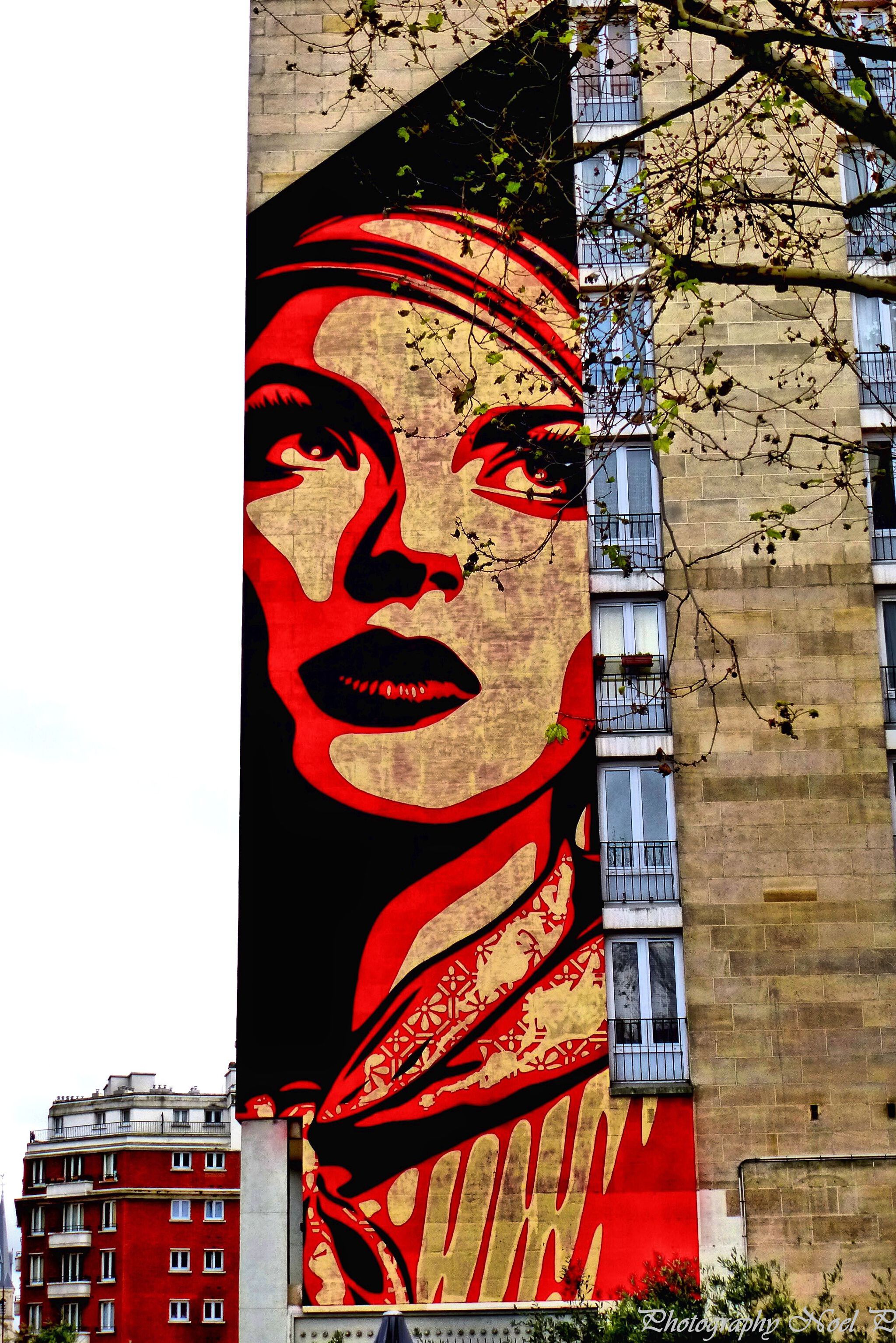 Obey 1st wall in Paris by Obey Street Art Cities