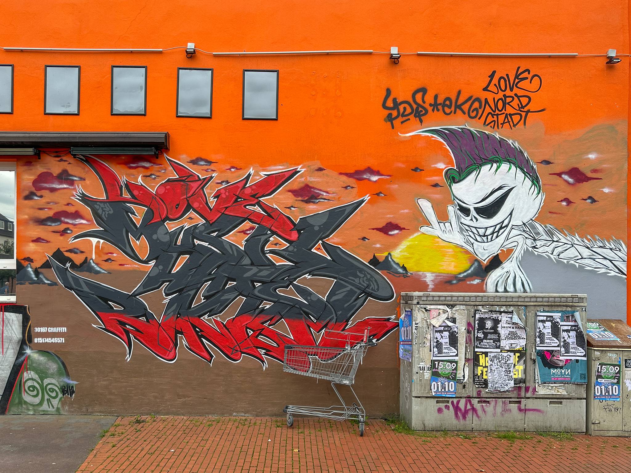 30167 Graffiti&mdash;Nordstadtliebe