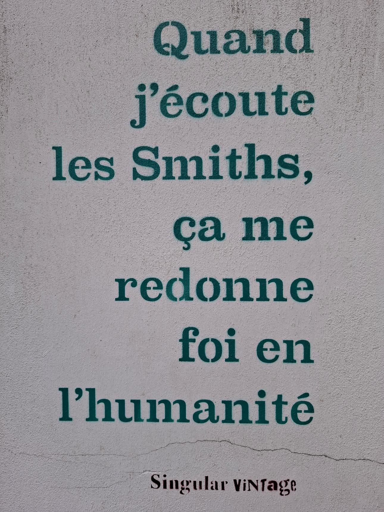Singular Vintage—Quand j'écoute les Smiths, ...