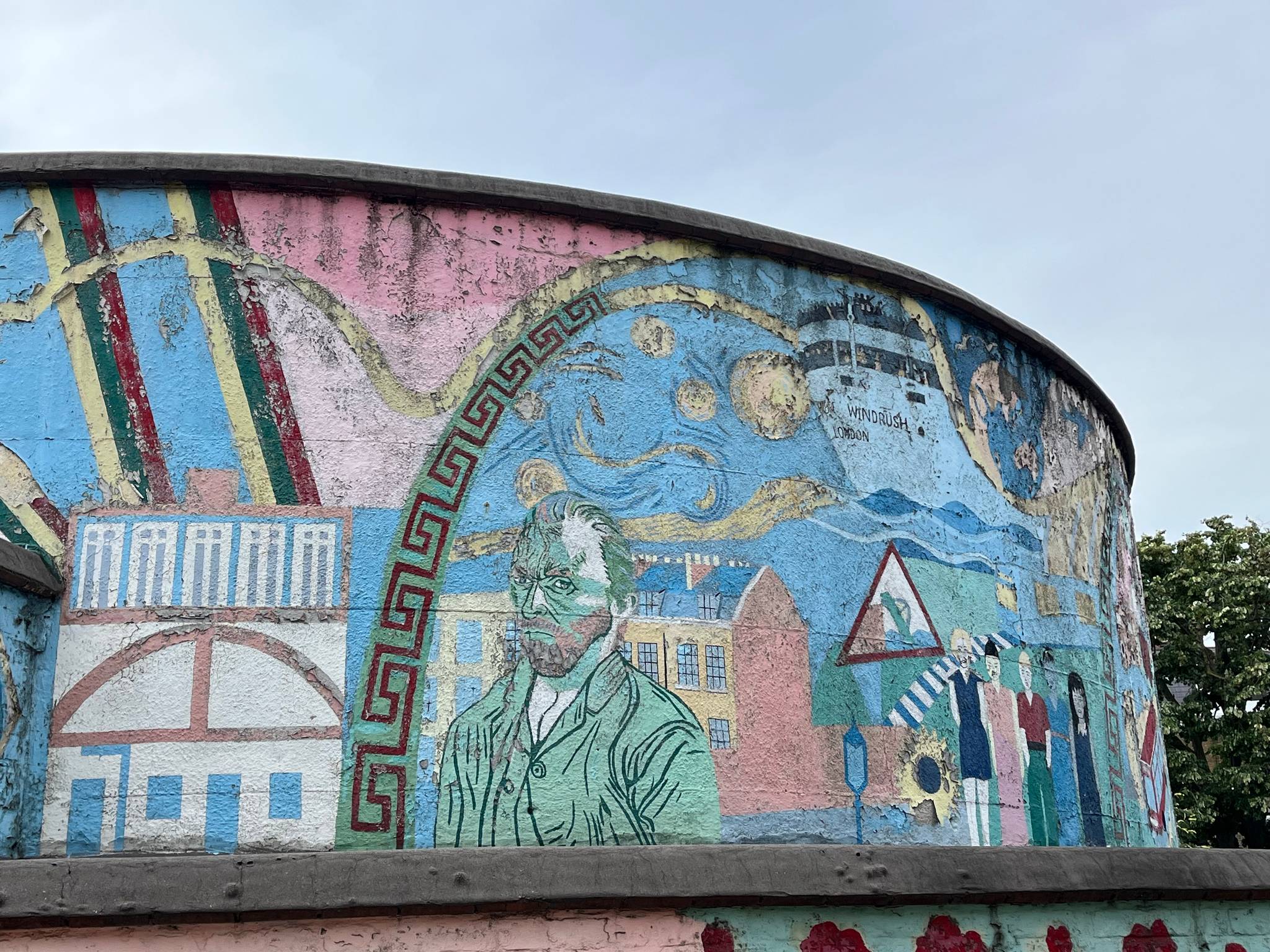 Brian Barnes&mdash;Stockwell War Memorial Mural